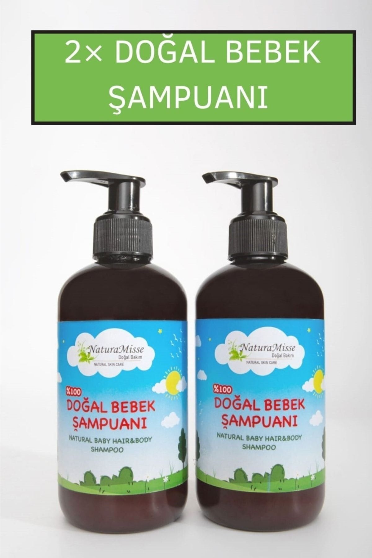 naturamisse Doğal Bebek Şampuanı 500 ml Saç Vücut Şampuanı Parabensiz Sülfatsız Temiz Içerikli Bebek Şampuanı fotoğrafı 5 (önizleme)