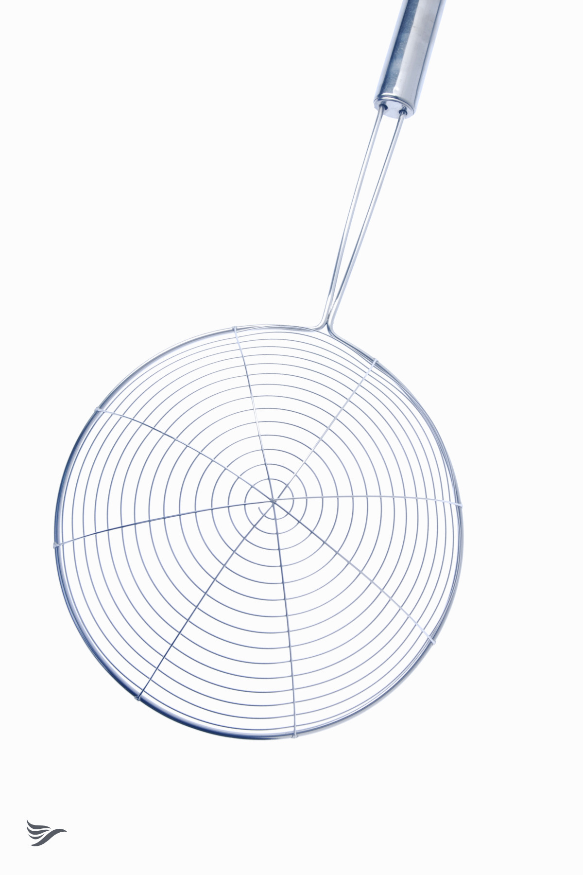 rubihome-Steel Lux Stainless Frying Colander, Oil Strainer, Steel Wire Ladle 2