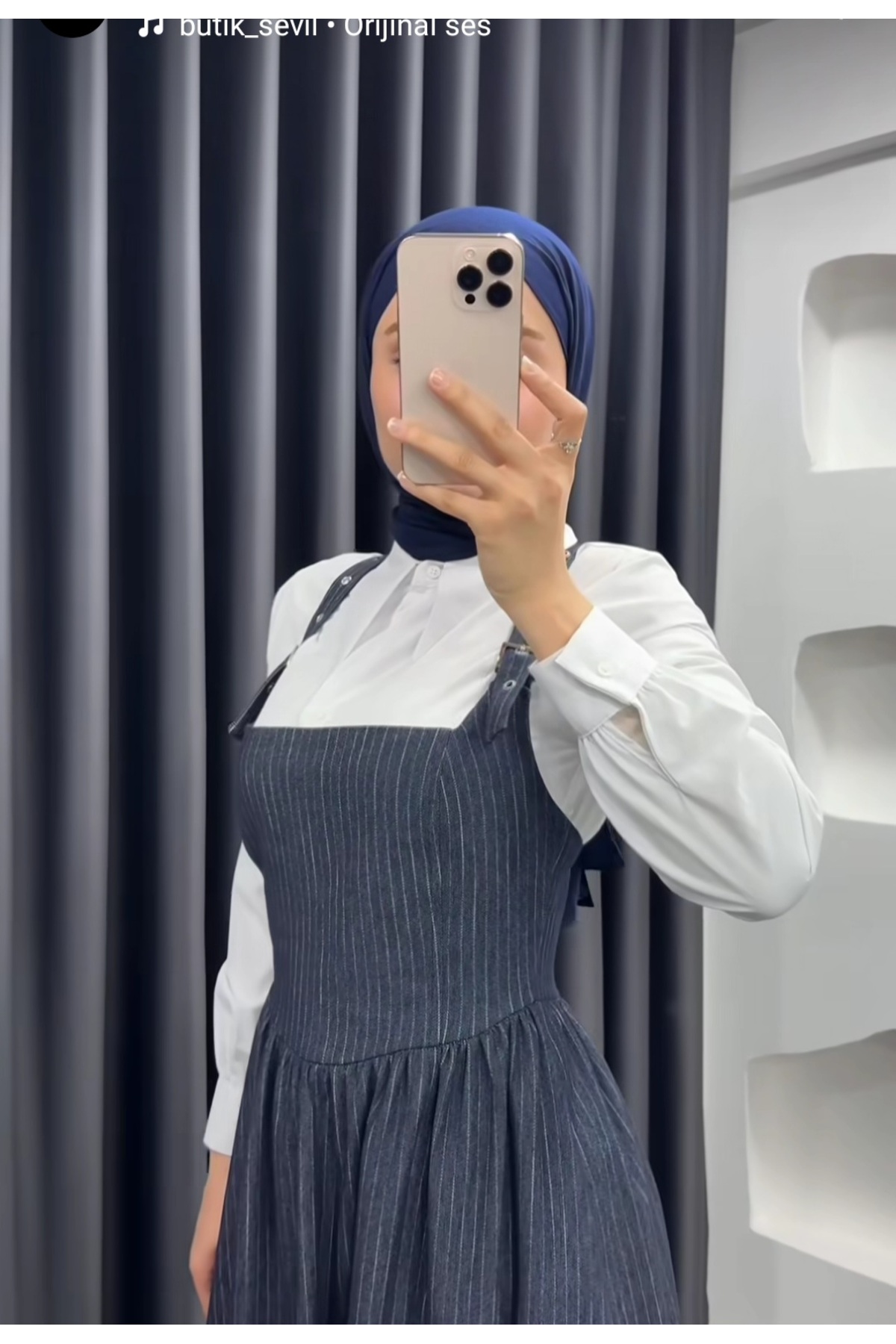 MODA Salopet denim jile fotoğrafı 2 (önizleme)