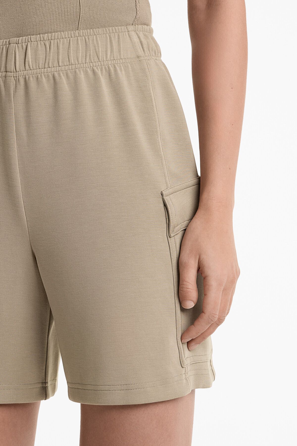 Oysho-Soft Touch Bermuda shorts with modal and pockets 6