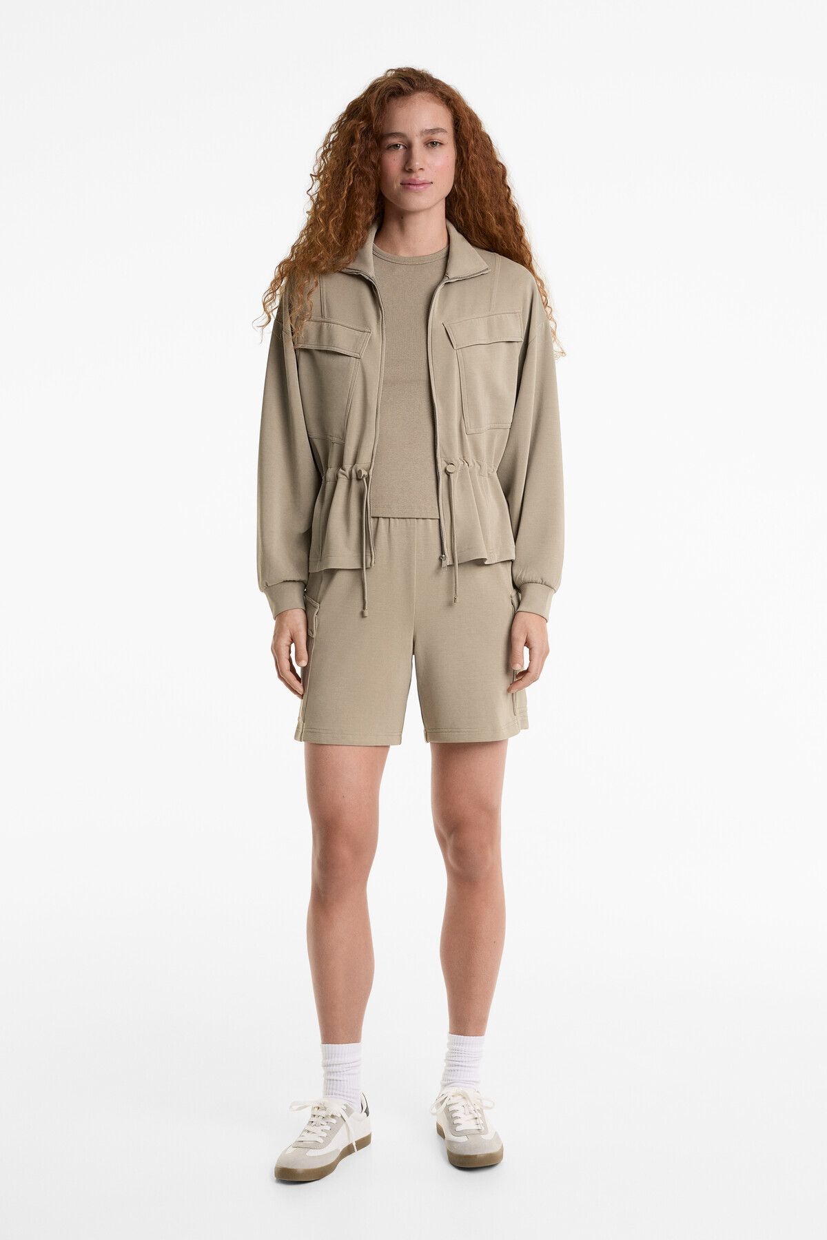 Oysho-Soft Touch Bermuda shorts with modal and pockets 7
