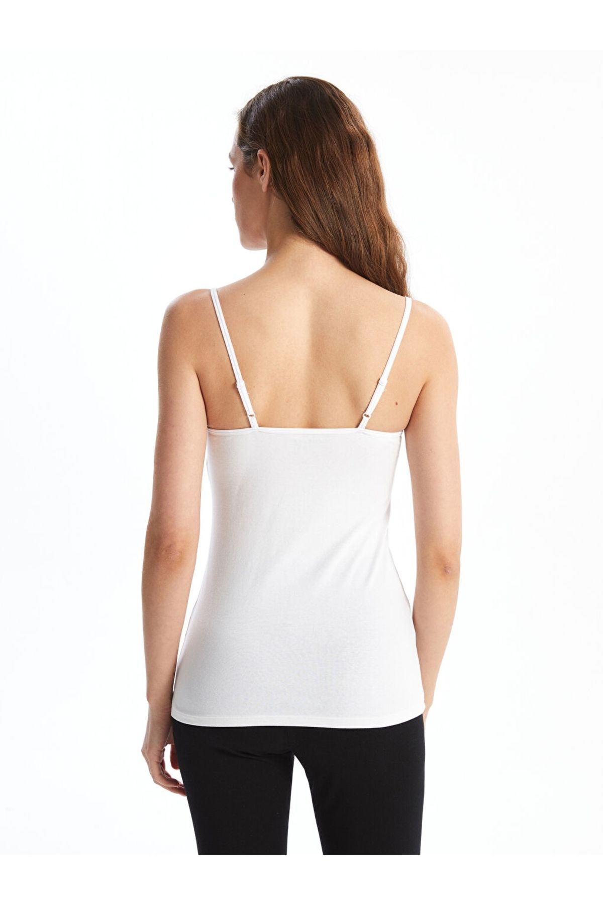 LC Waikiki-Lcw Dream Heart Collar Strap Women's Cup Tank Top 4