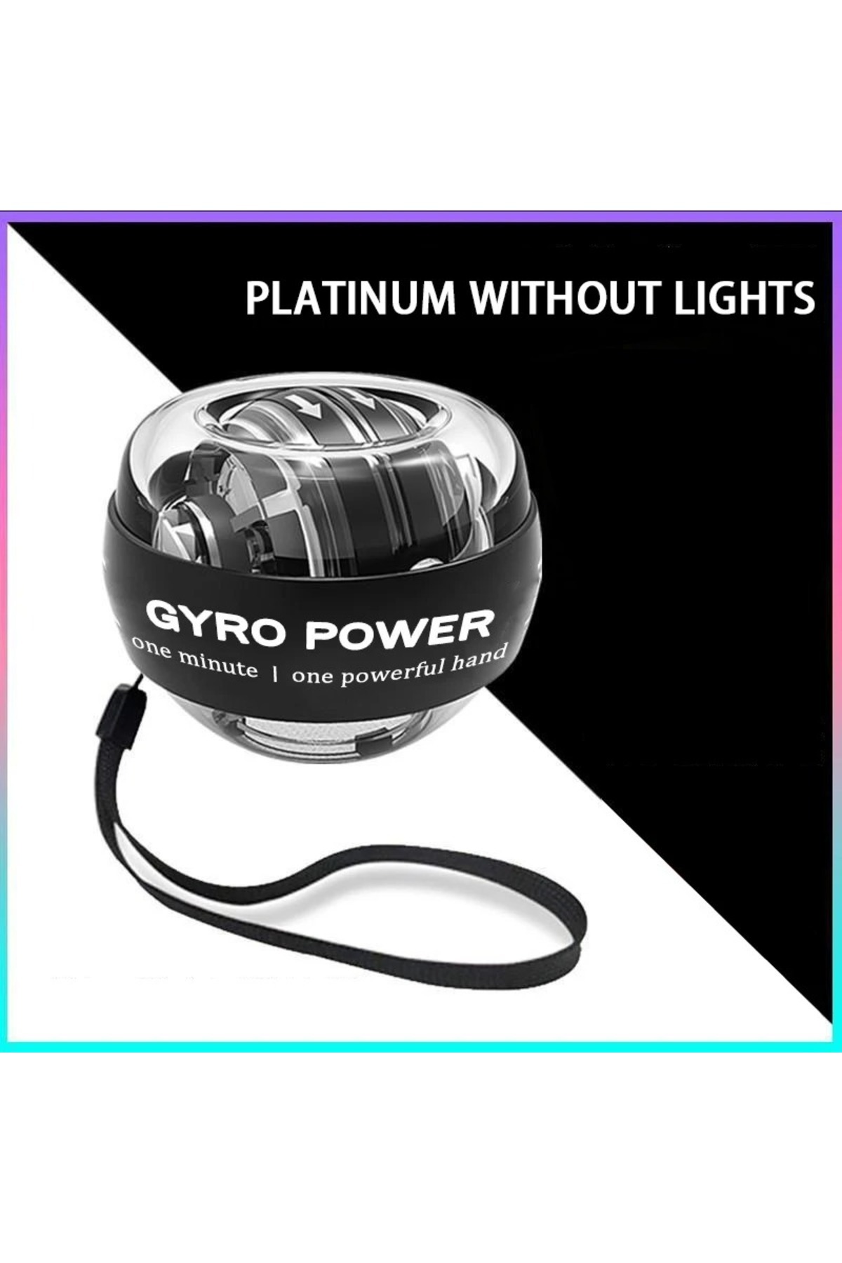 Choice-platinum without led Fitness Equipment Sport Gym Powerball Gyro Ball Workout Equipments Exercise Pow 1