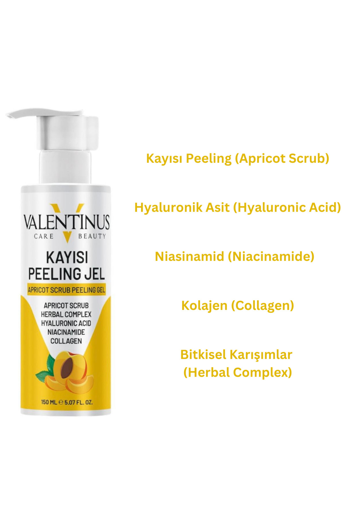Kayısı Peeling (Apricot Scrub) Jel — TYCKI6MALN172925243731980 — تصویر 4 از 5
