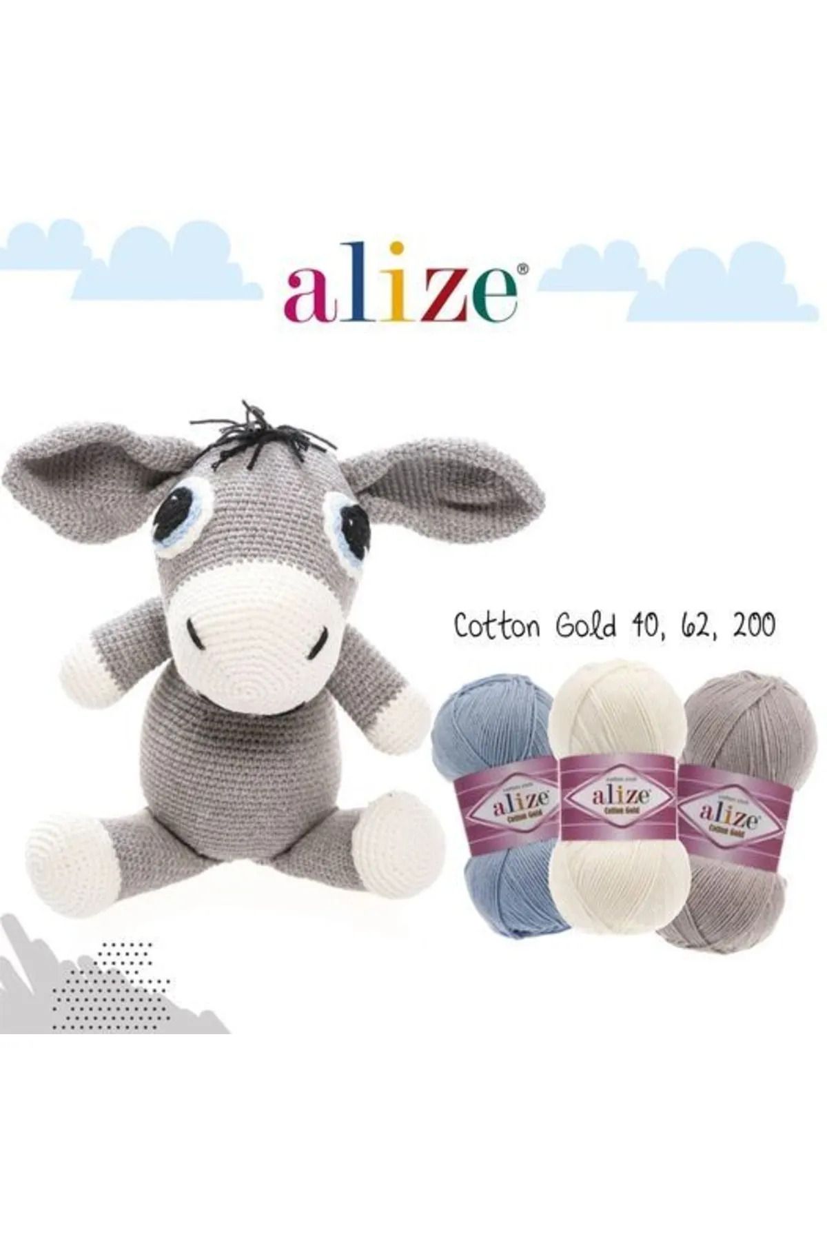 Alize-Mimosa Yellow Cotton Gold Hand Pump (Amigurumi) 4