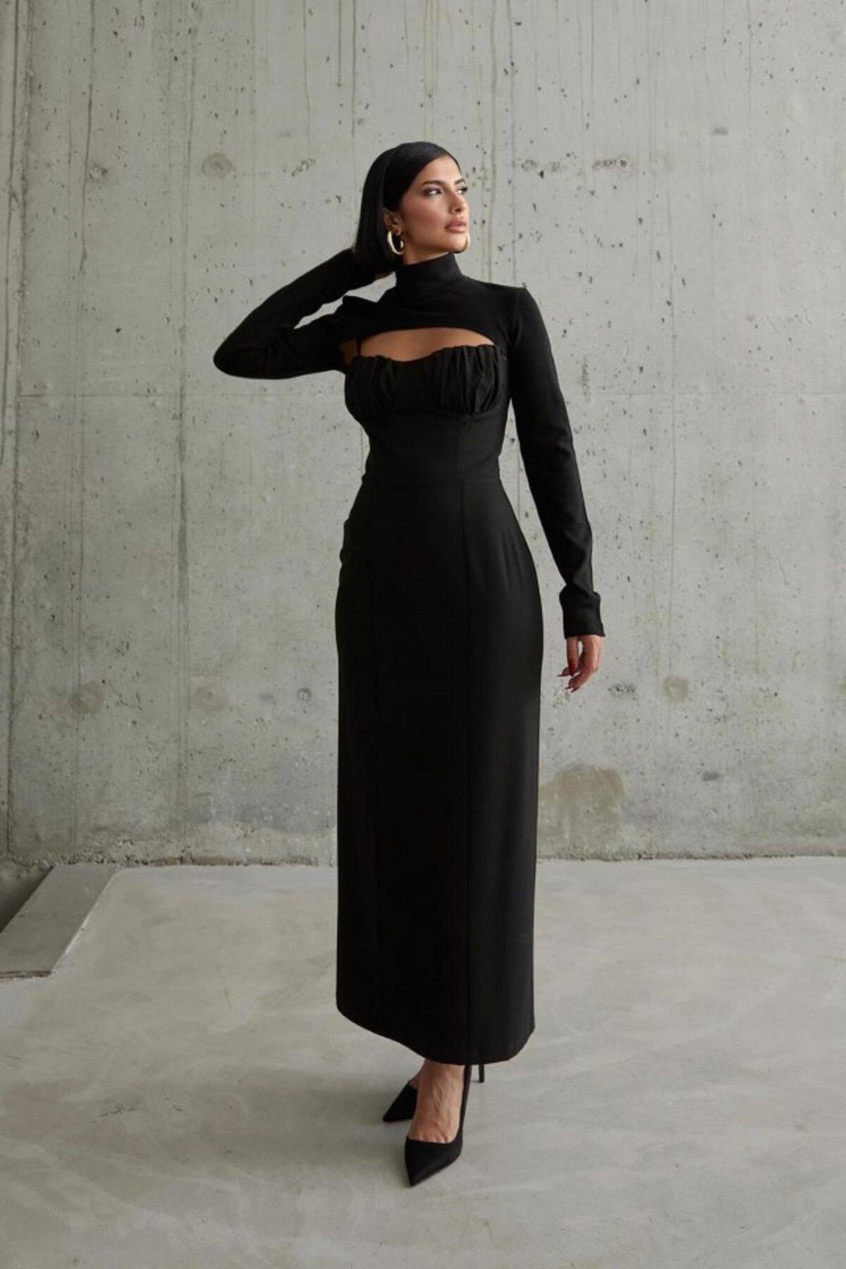 Rose's Boutique All About Women Rose's Boutiqe All About Women Siyah Göğüs Kuplu Elbise