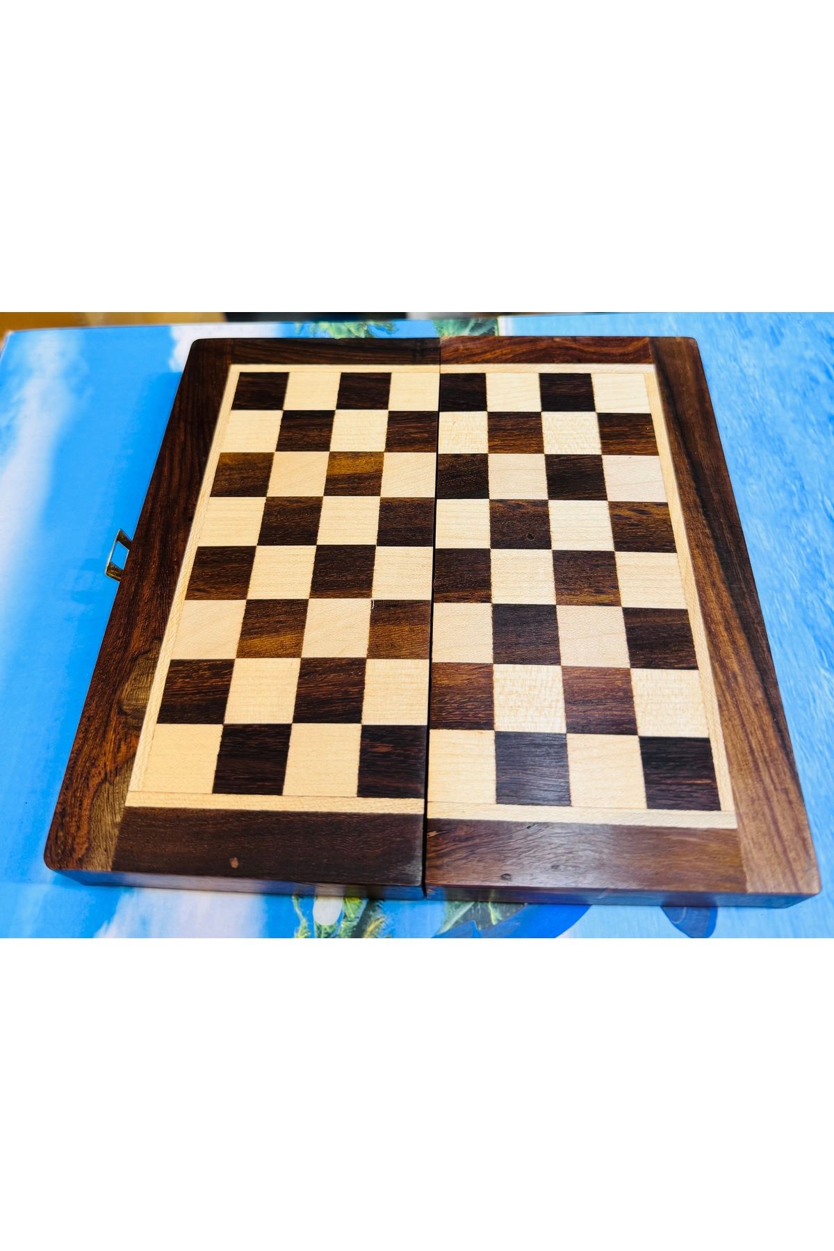 ATÖLYE SAİT-Mini Size Chess Game Memory Portable Set 3
