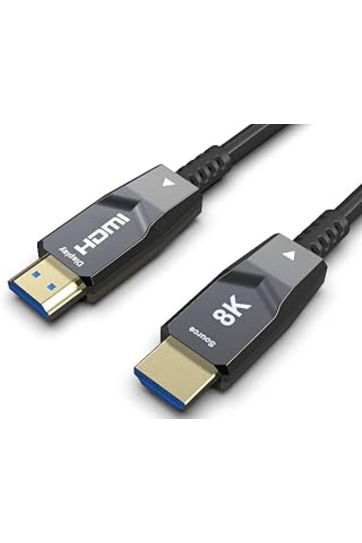 Mu Art Ahşap Woxcon - 8K Hdmi Aoc Fiber Kablo - Hdmi 2.1 Standart - 48Gbps, 8K 60Hz, 4K 120Hz, 4K 60Hz, Earc, Hd