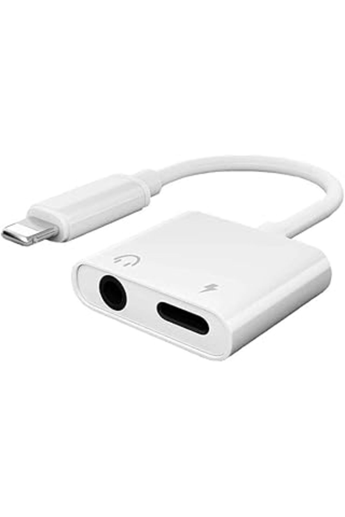 Mu Art Alfais 4420 Lightning 3.5Mm Kulaklık Şarj Çevirici Dönüştürücü Çoklayıcı, Iphone 7-8 -11 Max Plus