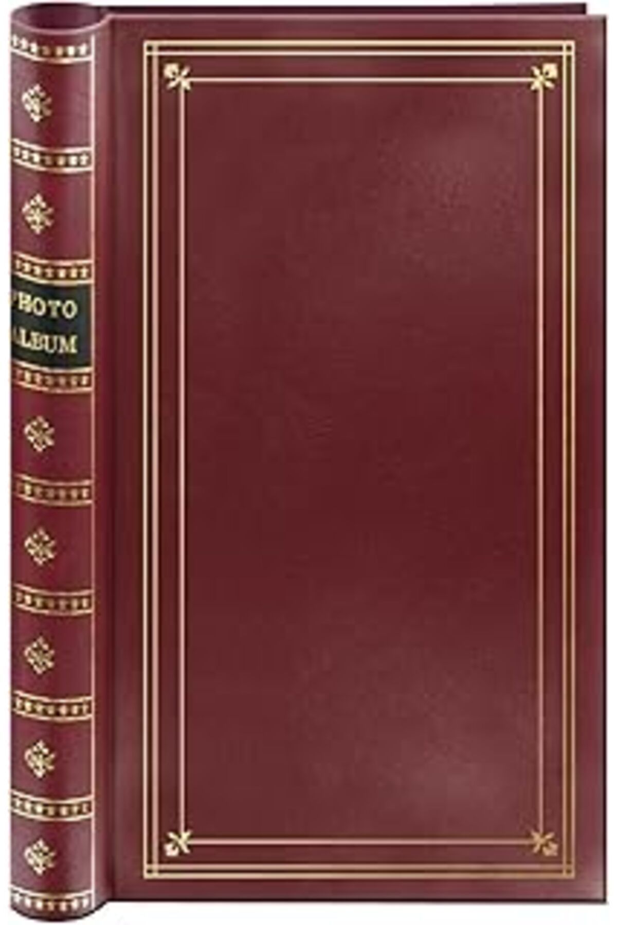 robotrend Spiral Bound Fotoğraf Albümü 300 Çift Yönlü Not Cepleri 4X6 Fotoğraf Tutar, Bordo
