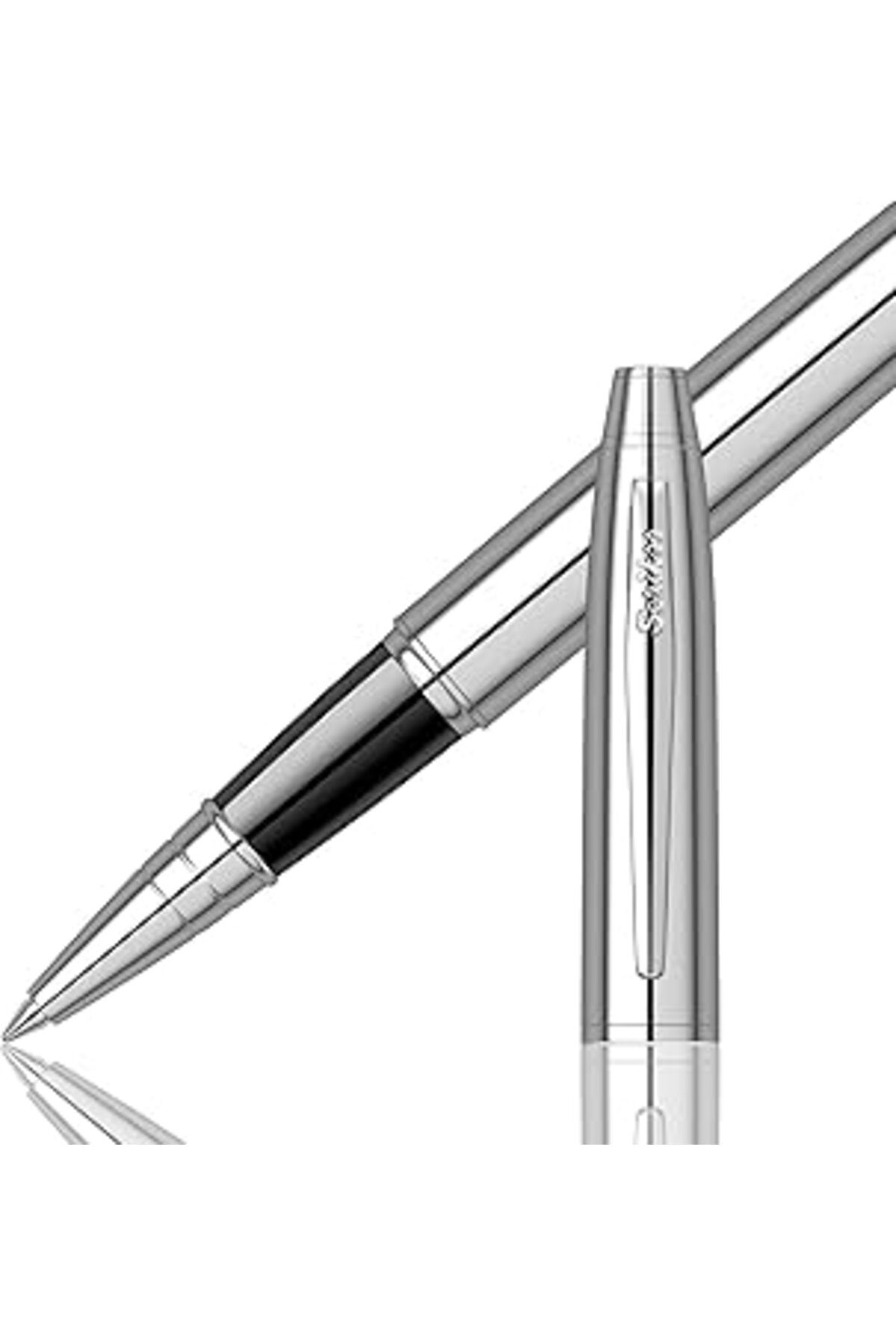 Mu Art Ahşap Scrikss Noble 35 Roller Kalem Krom