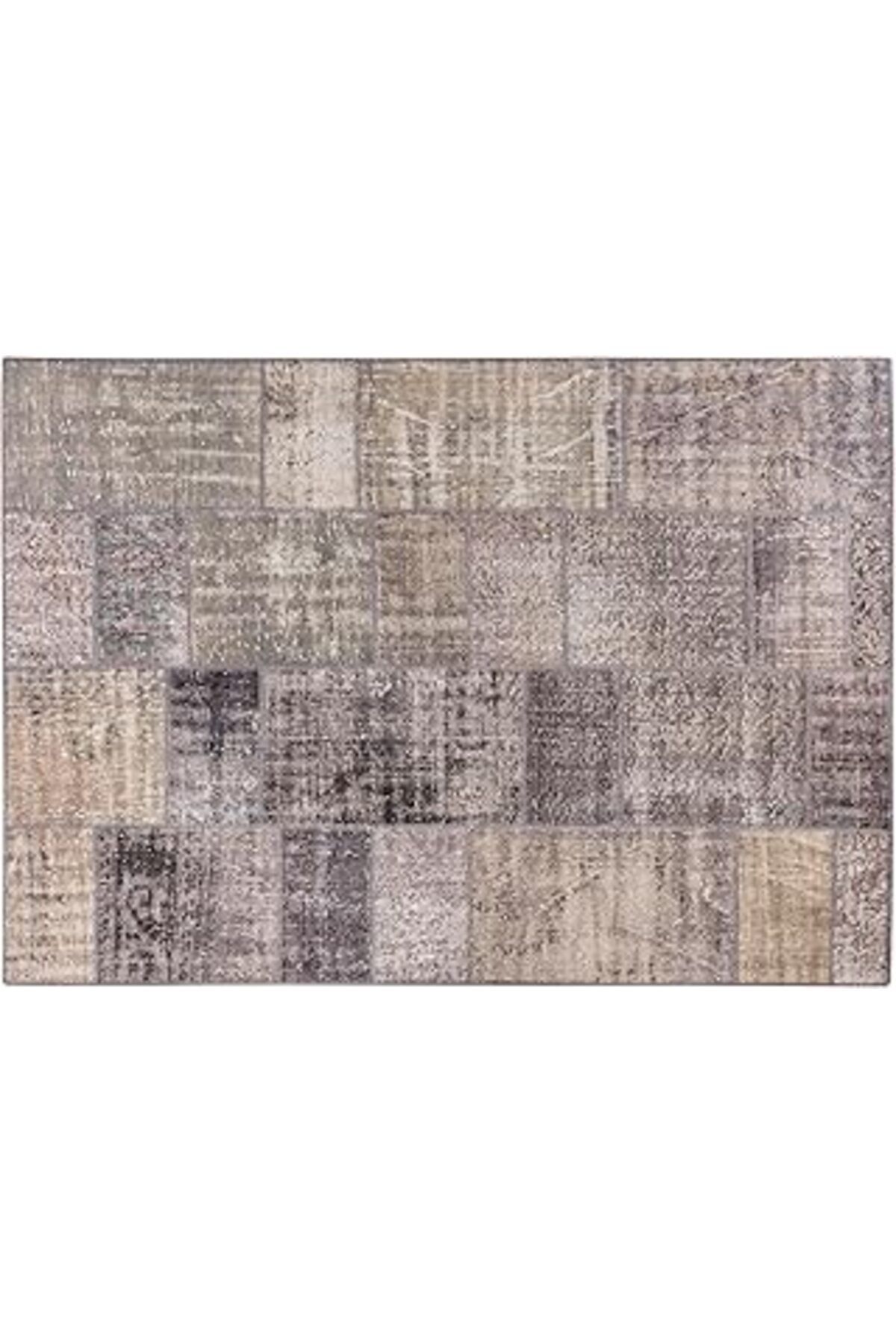 robotrend Concept Lima Patchwork Halı Gri 170X240