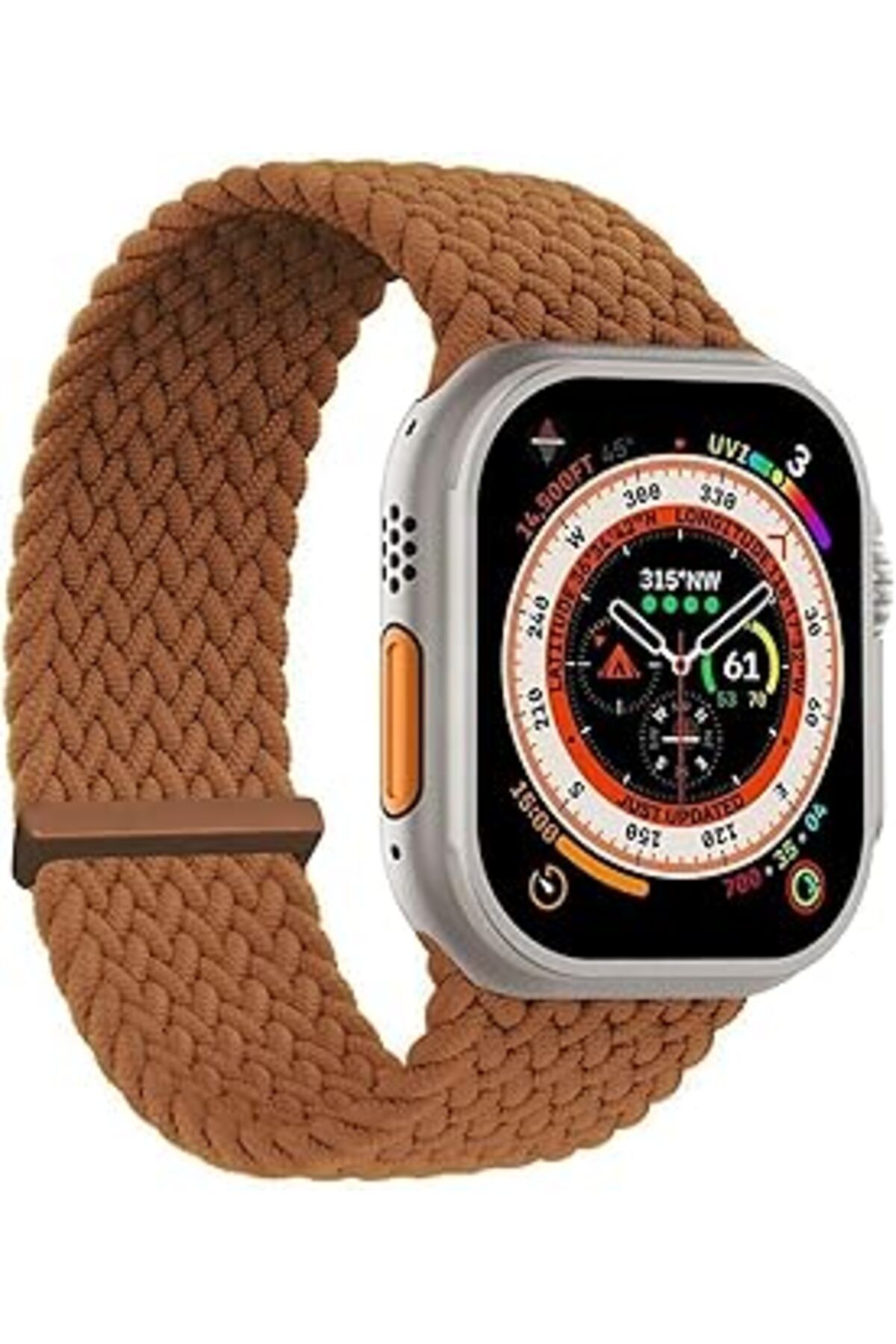 Pazarcan Microsonic Apple Watch Series 5 40Mm Kordon, (Medium Size, 147Mm) Knitted Fabric Single Loop (Apple