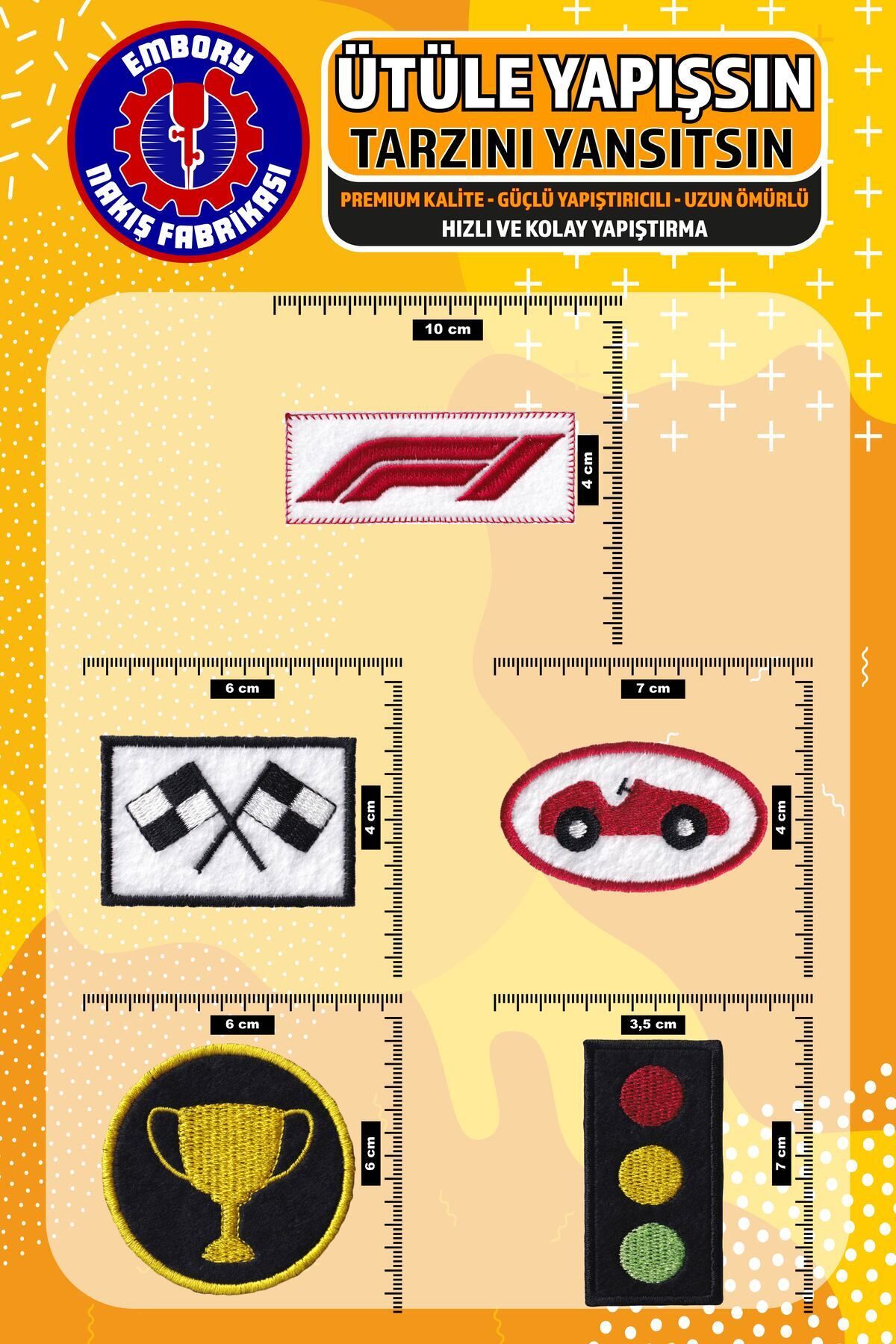 Embory-Adhesive Rigging Patch Set F1 Formula (5 Pieces) Applied with Uterr 2
