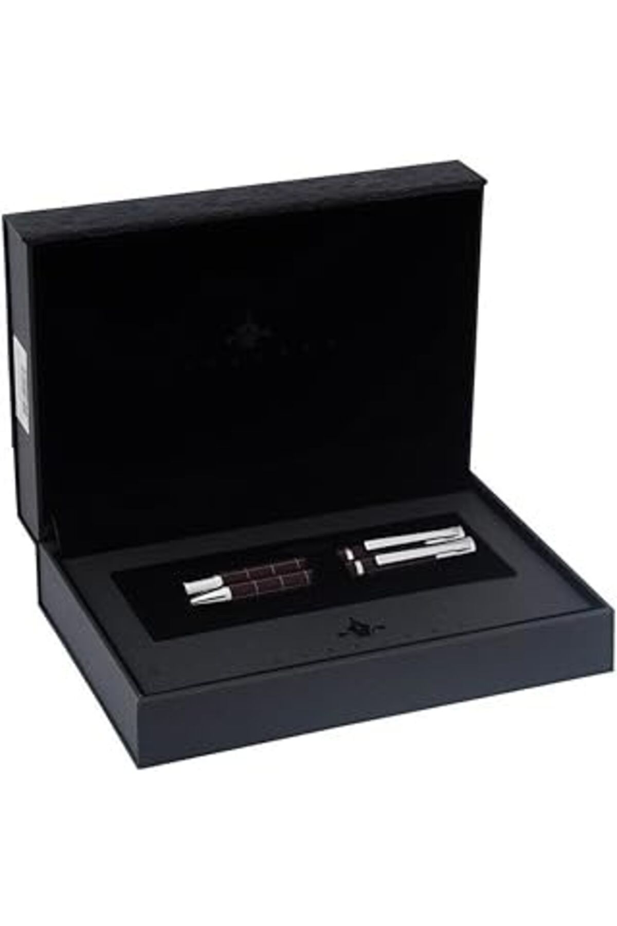 Mu Art Ahşap Steelpen Venüs Serisi 1713Dt Kahve Dolma Kalem+Tükenmez Kalem