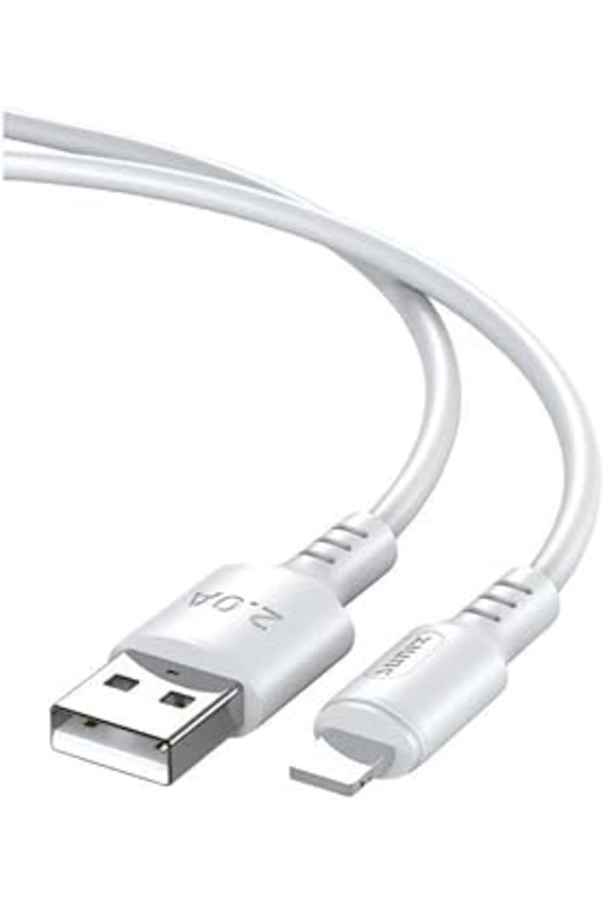 robotrend 2A Usb/Lightning Şarj Ve Data Kablosu Beyaz Mcr-20