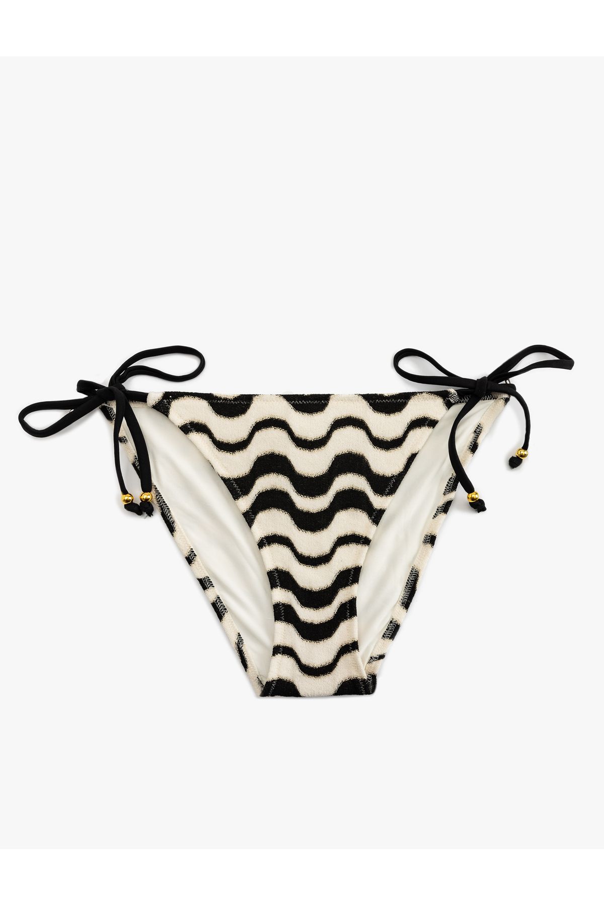 Koton-Waterway Patterned Drawstring Bikini Bottom 4