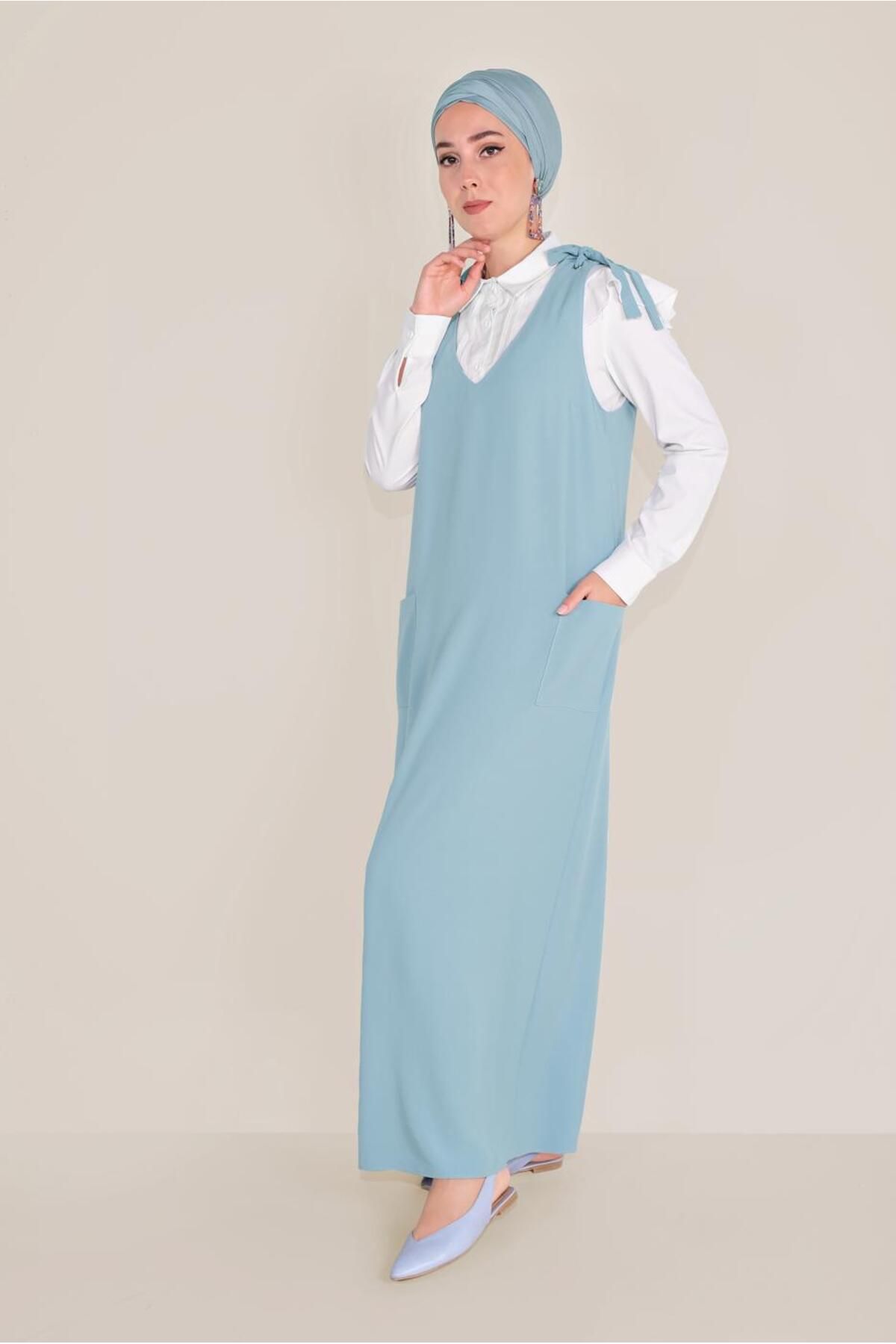کراوات شانه دختر با جیب 40758 Alvina