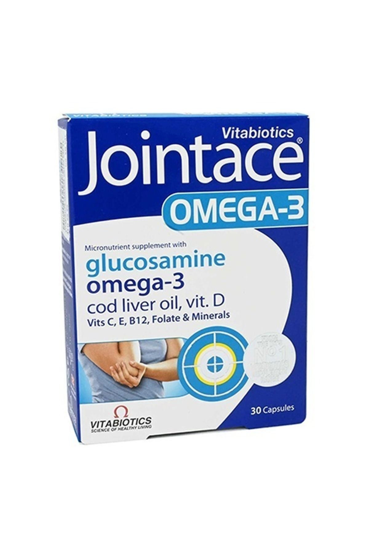 Vitabiotics-Jointace Omega 3 Cod Liver Oil Glucosamine, 30 Capsules 1