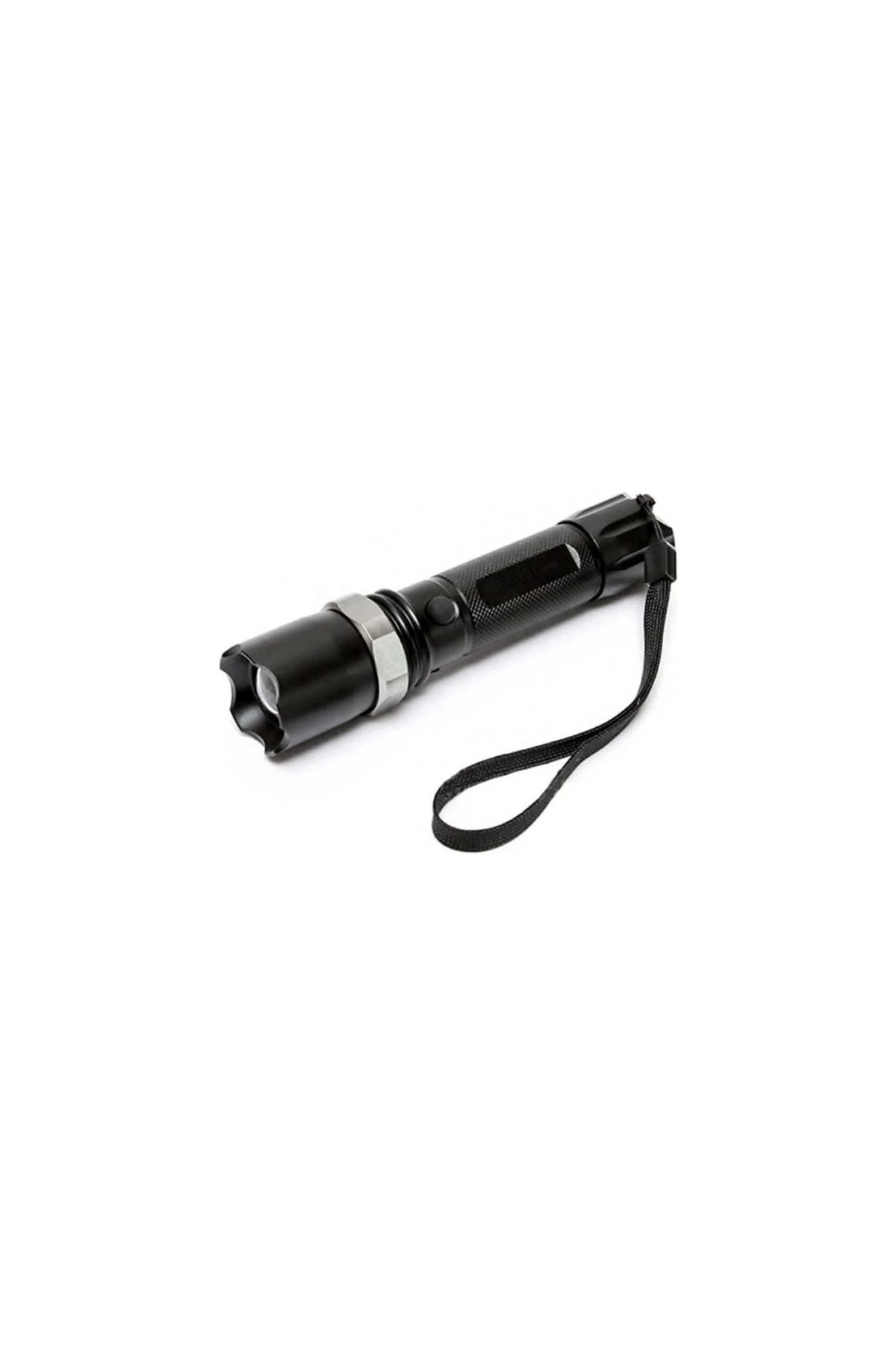 Eldenör Km-110 Profesyonel Şarjlı El Feneri Ledli+flashlight+zoom Özellikli Aparatlı 6 Parça Full Set