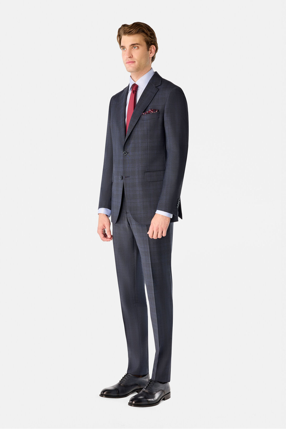 W Collection LACİVERT DÜĞMELİ TAKIM ELBİSE görsel 2