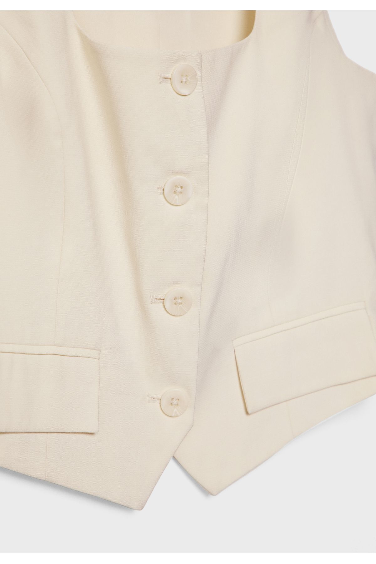 Stradivarius-Short vest with a square-cut neckline 6