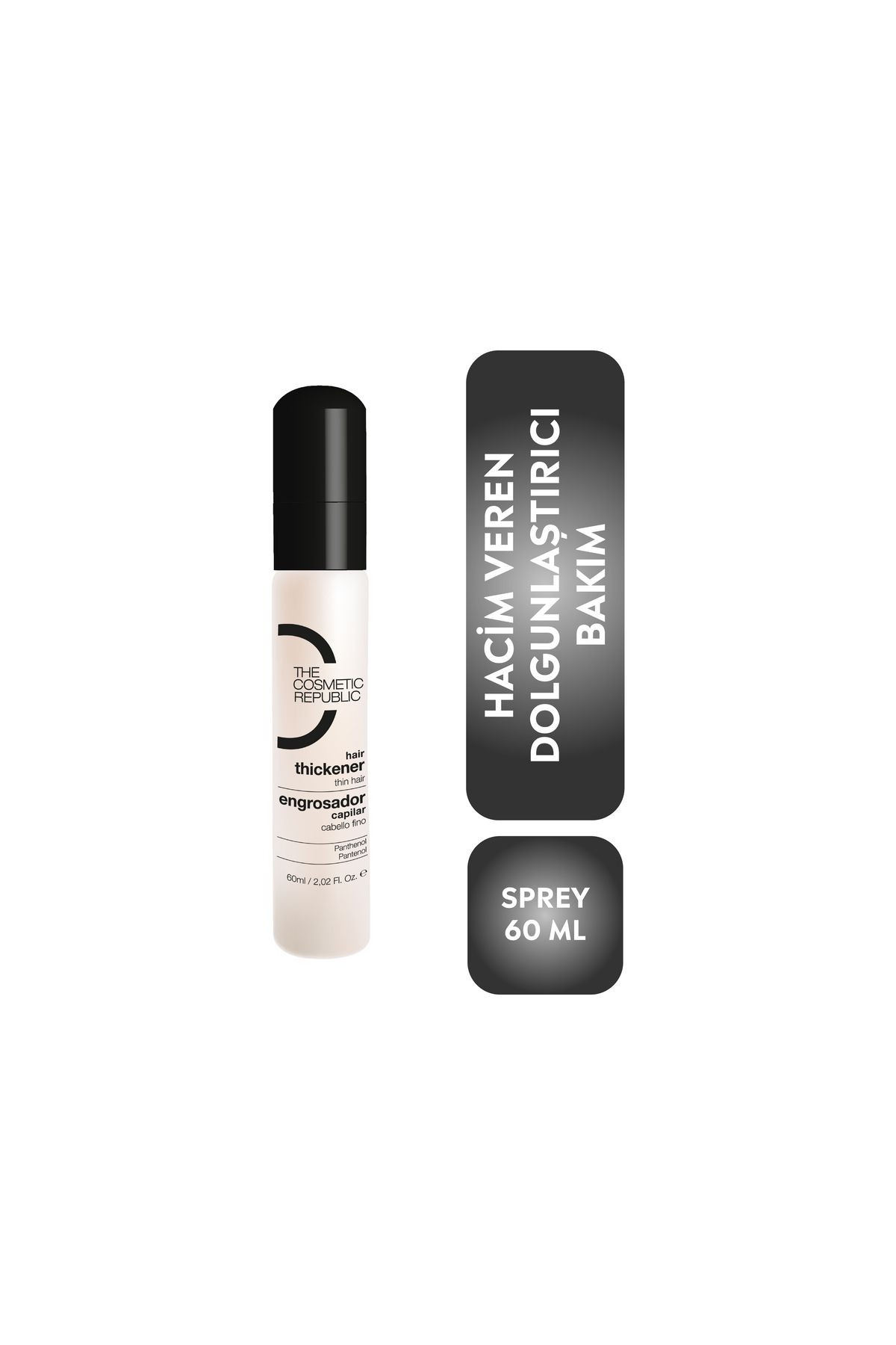 The Cosmetic Republic İnce Telli Saçlar İçin Hacim Veren Dolgunlaştırıcı Sprey (Saç Kalınlaştırıcı)