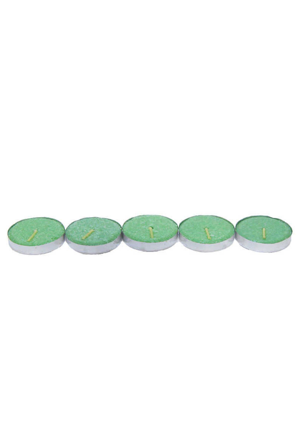 feifei Tea Lights Yeşil Mum 5 Li 1 Paket