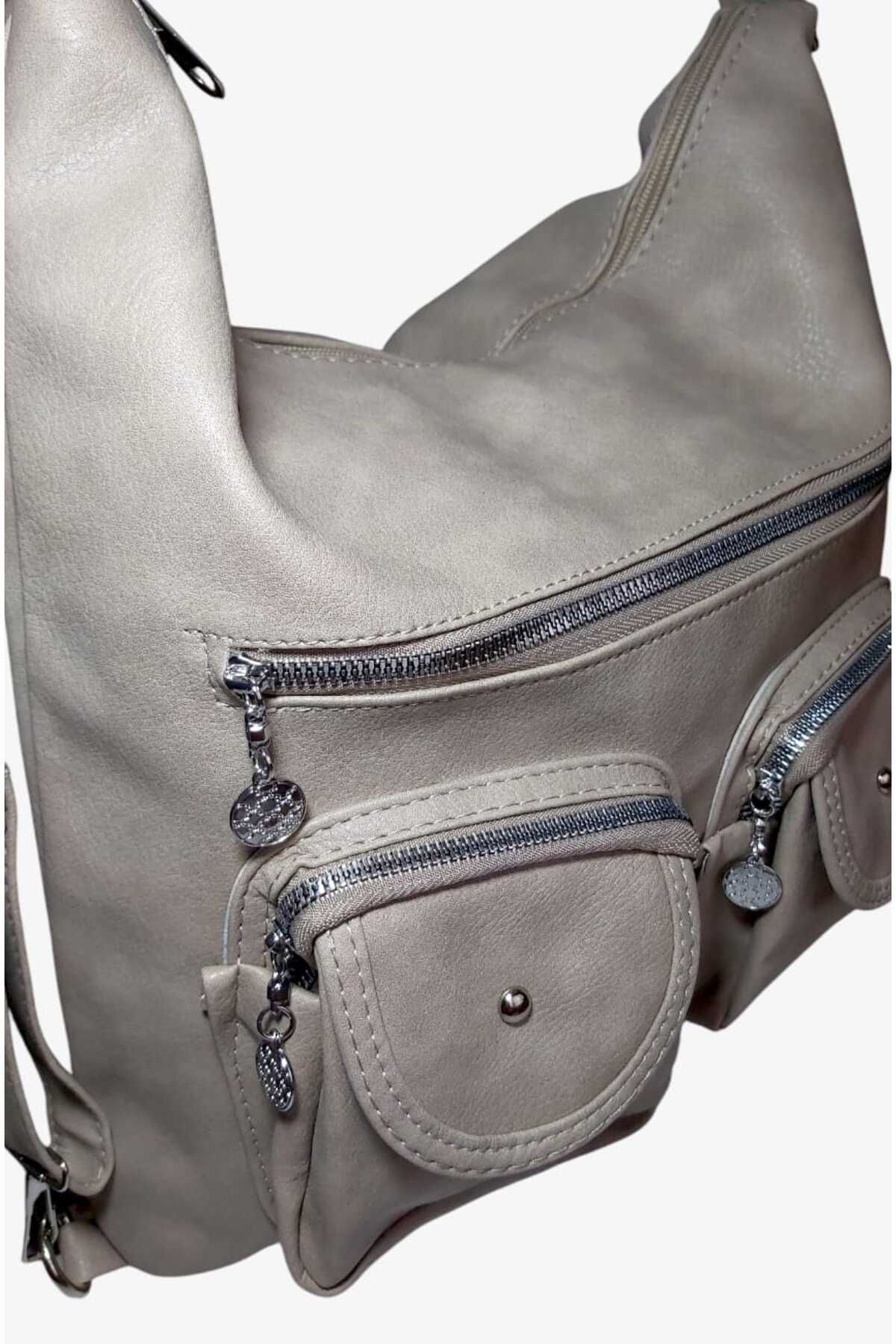 roseberry-حقيبة كتف نسائية بيج كبيرة الحجم - R1160 4