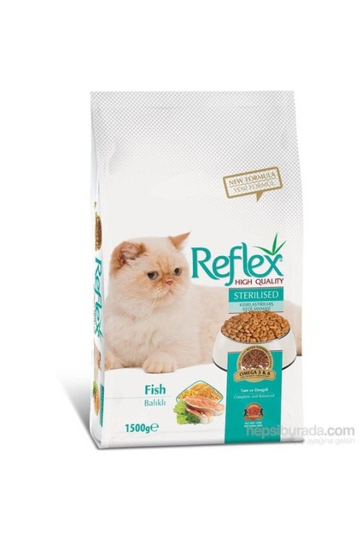 Reflex Balıklı Kısırlaştırılmış Kedi Maması 1,5kg