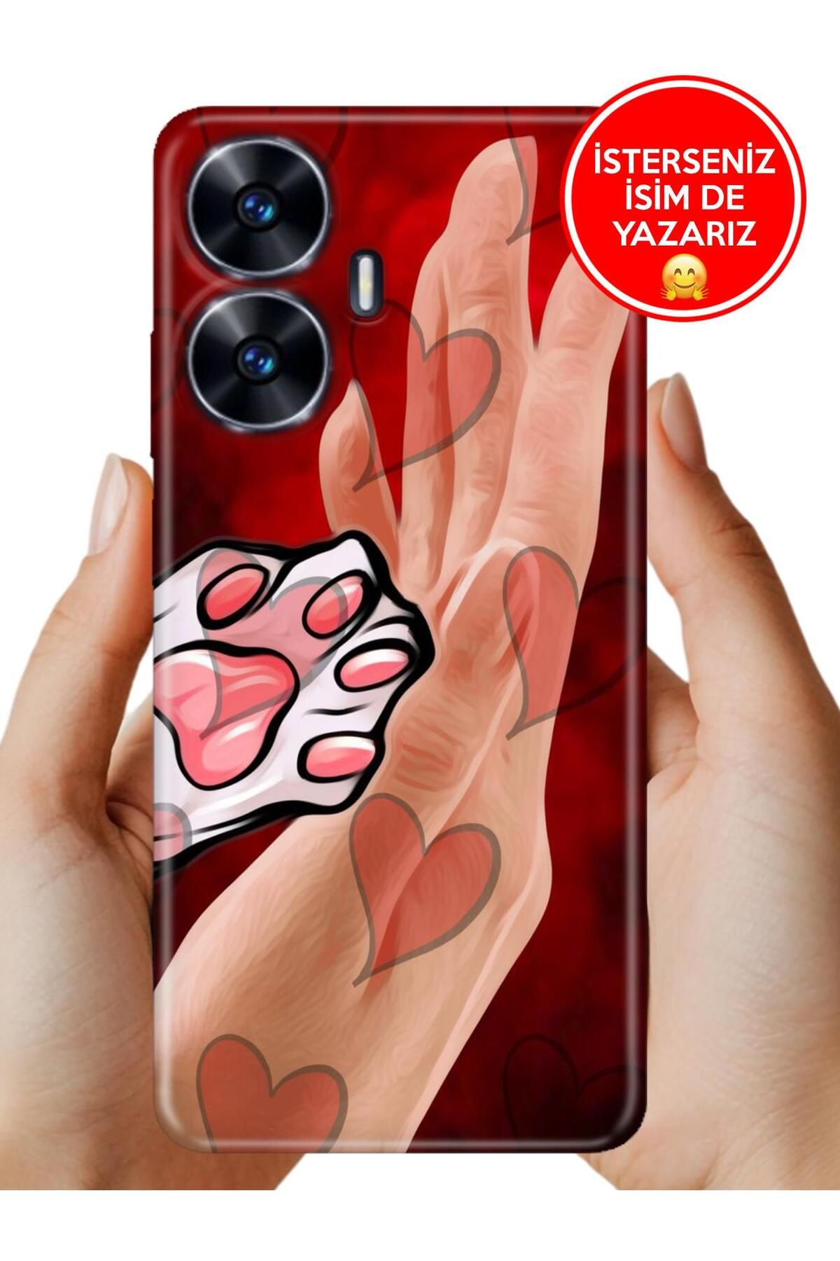 realme C55 Kılıf Baskılı Life Style Kapak Silikon Canım Paticiğim