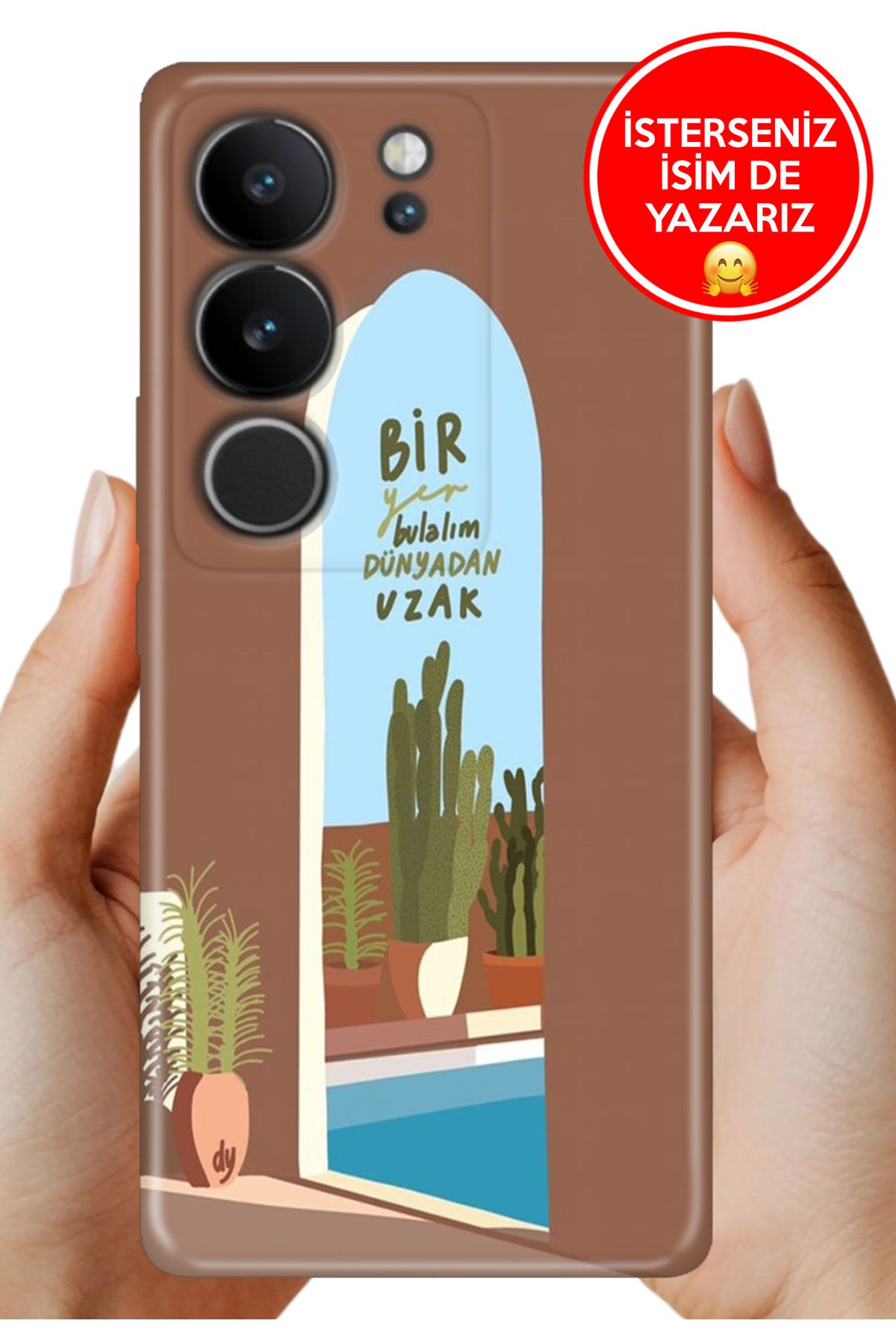 Cekuonline Vivo V29 5G Kılıf Baskılı Life Style Kapak Silikon Dünyadan Uzak
