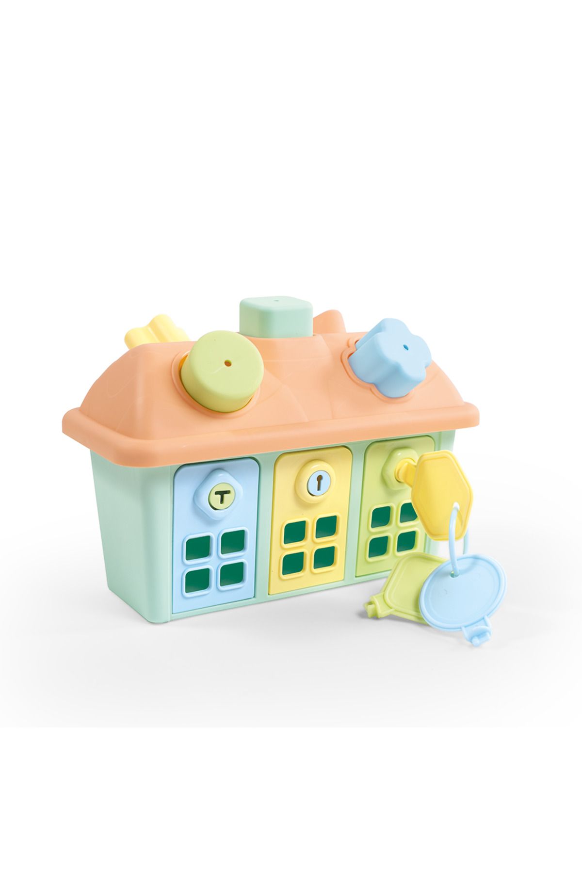 Dolu Joc Sortare - Casuta Pastel Cu Chei - One Size
