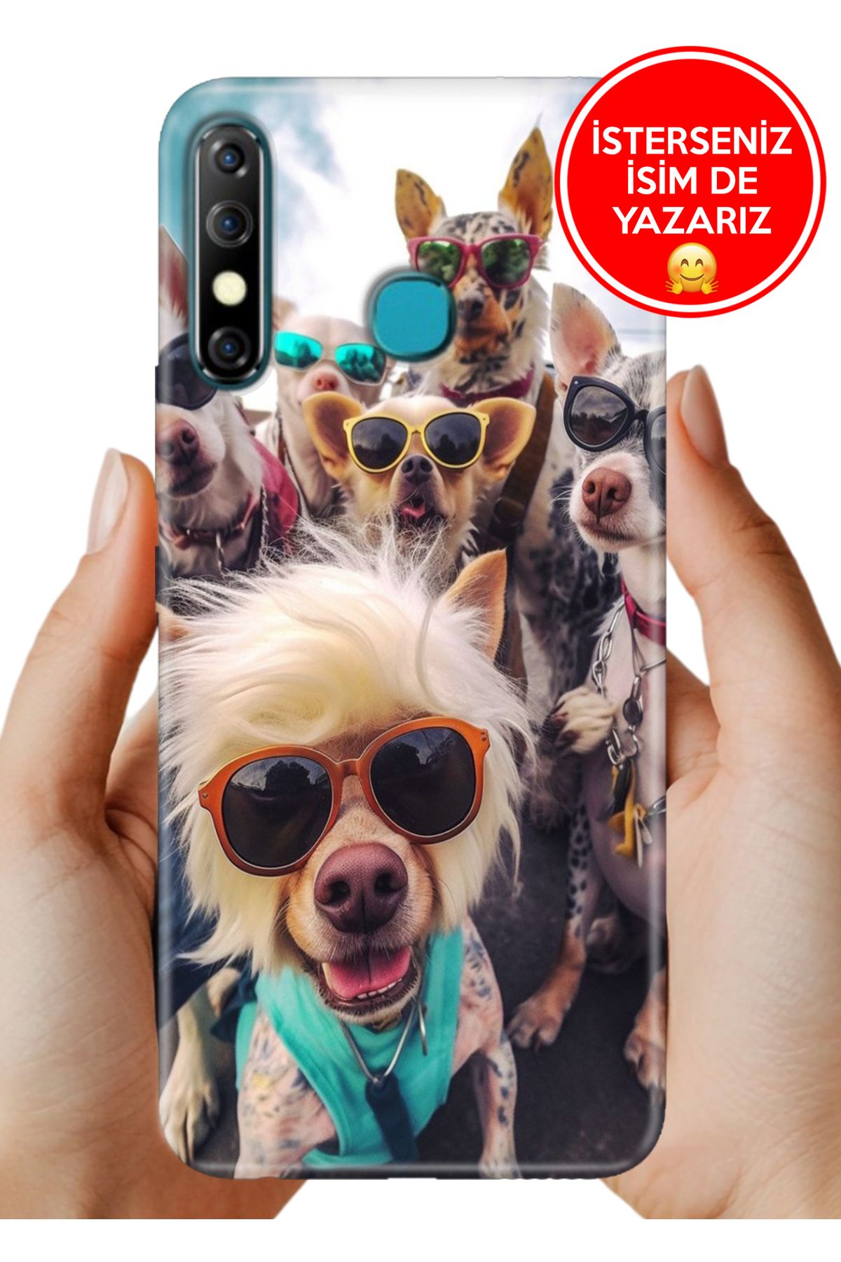 Cekuonline İnfinix Hot 8 Kılıf Baskılı Life Style Kapak Silikon Motorcu Patiler