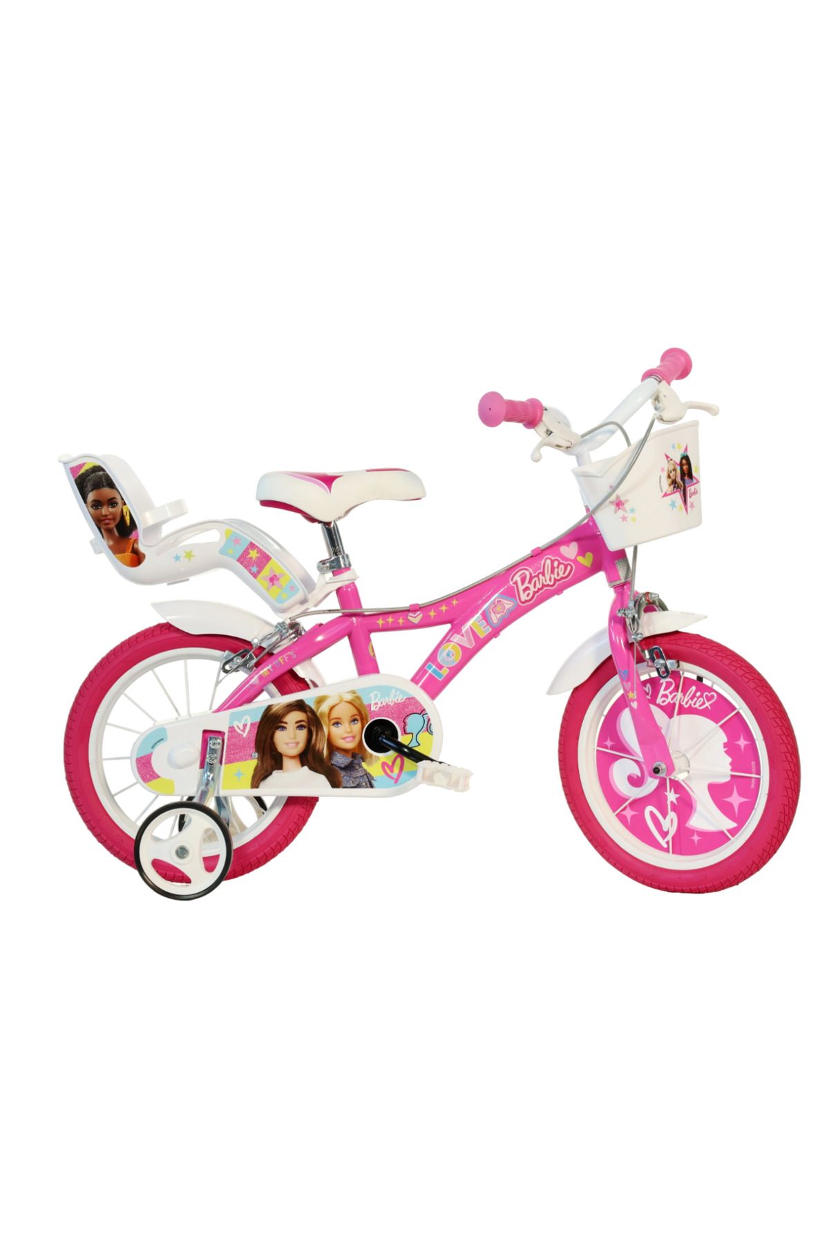 Dino Bikes Bicicleta Copii 16" - Barbie Roz - One Size
