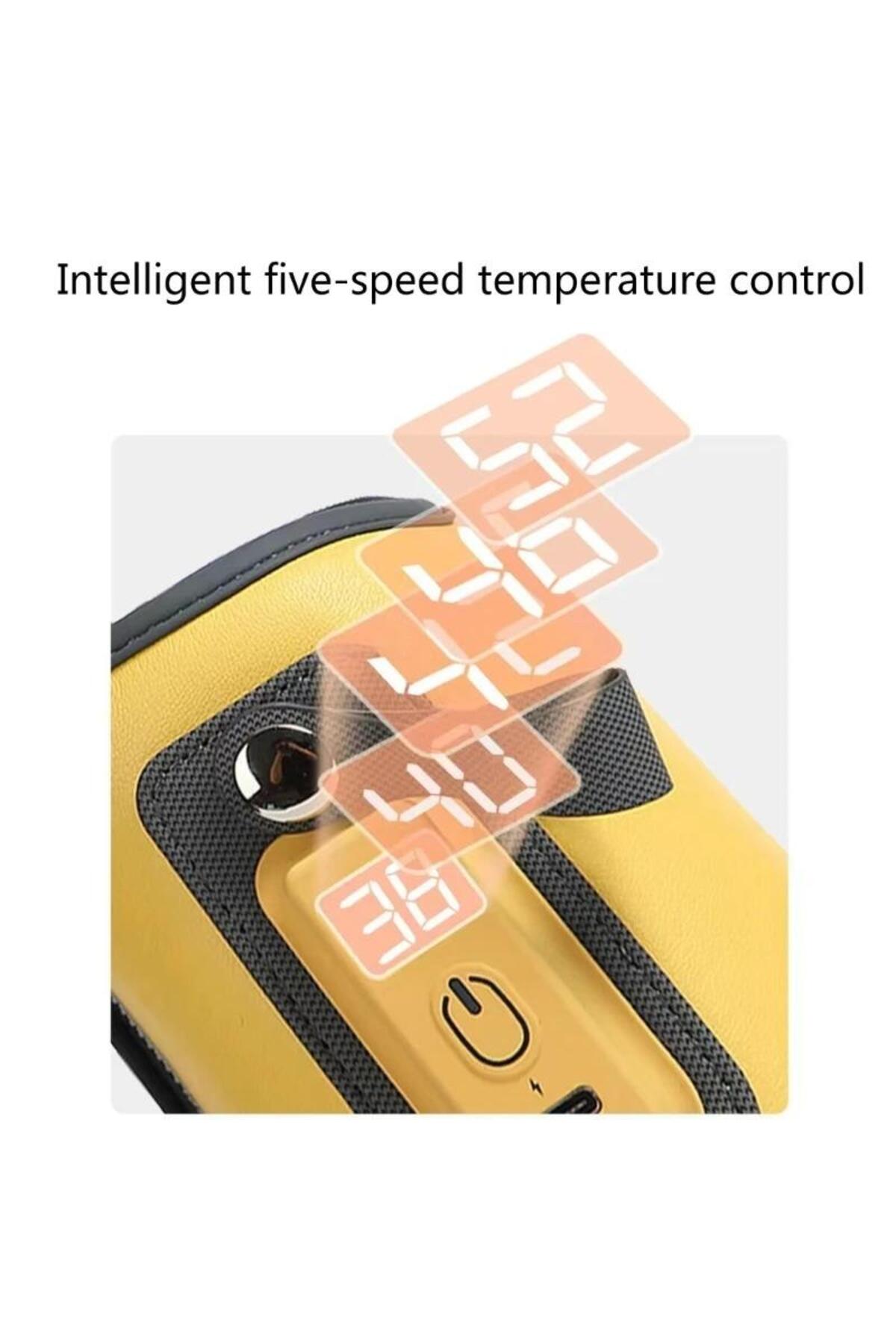 Zigver Hafif Şişe Isıtıcı USB Şarjlı Isıtma Torbası Şişe Süt Isıtıcı Uzun Ömürlü sarı fotoğrafı 4 (önizleme)