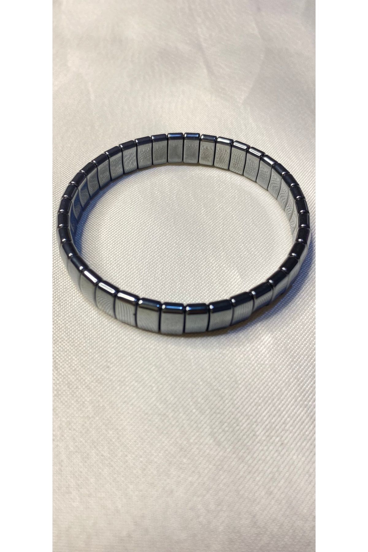 nss sky rock Doğal Taş Bileklik Hematit Taşı 3x4x9mm (EKLEM VE GÜÇ TAŞI)