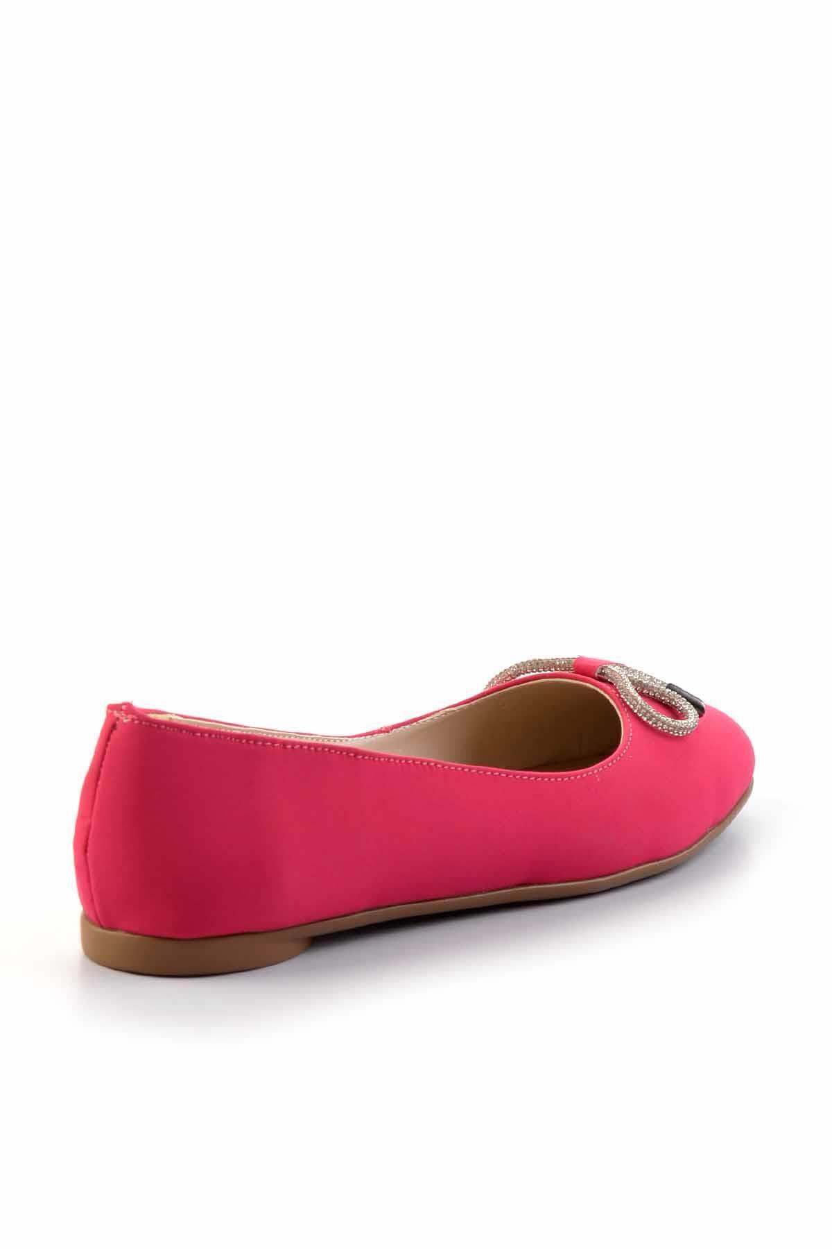 Bambi-Fuchsia Lame Damen Ballerina Ballerina K01823016301 4