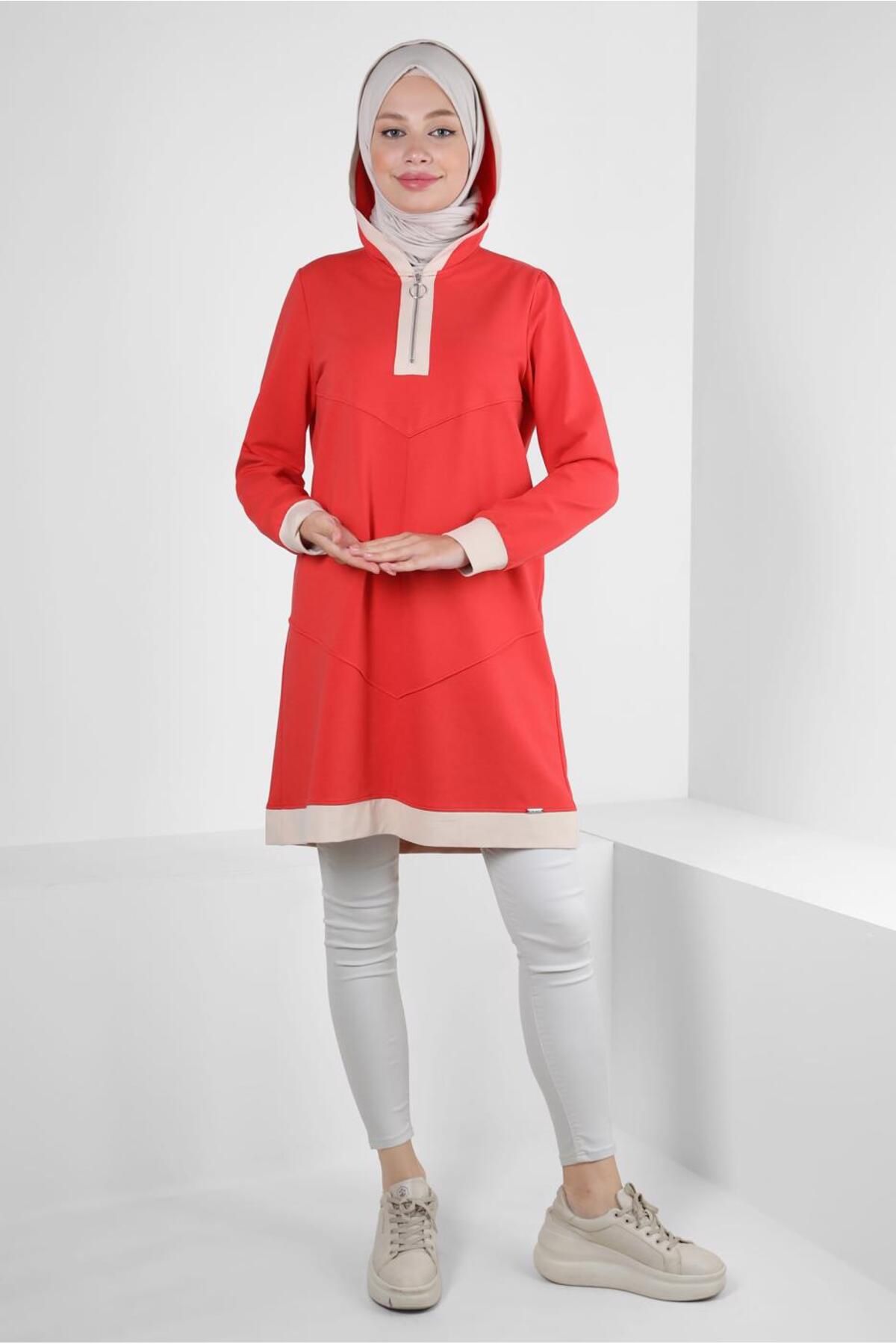 زیپ گیره دار TRACKSUIT TUNIC 43882 Alvina