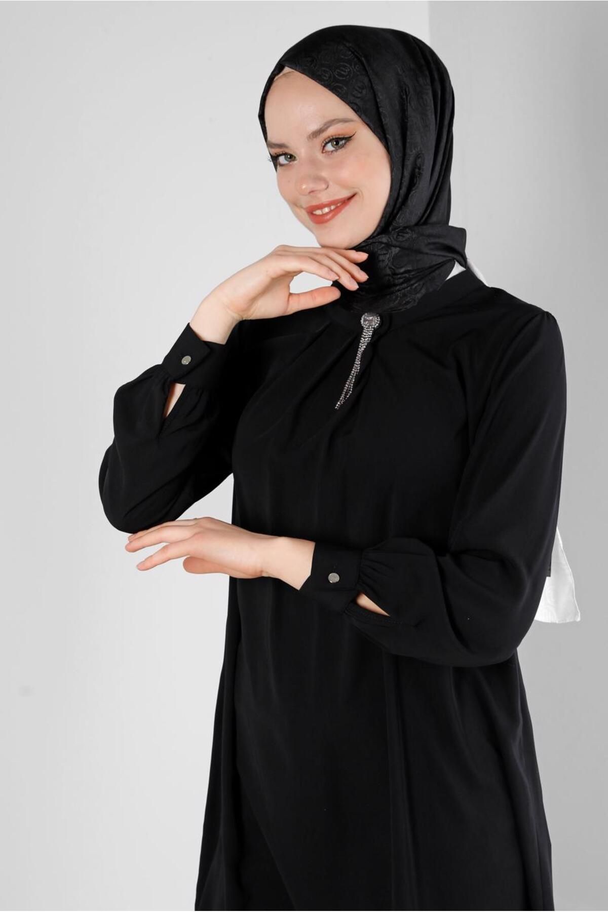تونیک پلیسه دار سنگی 43586 Alvina