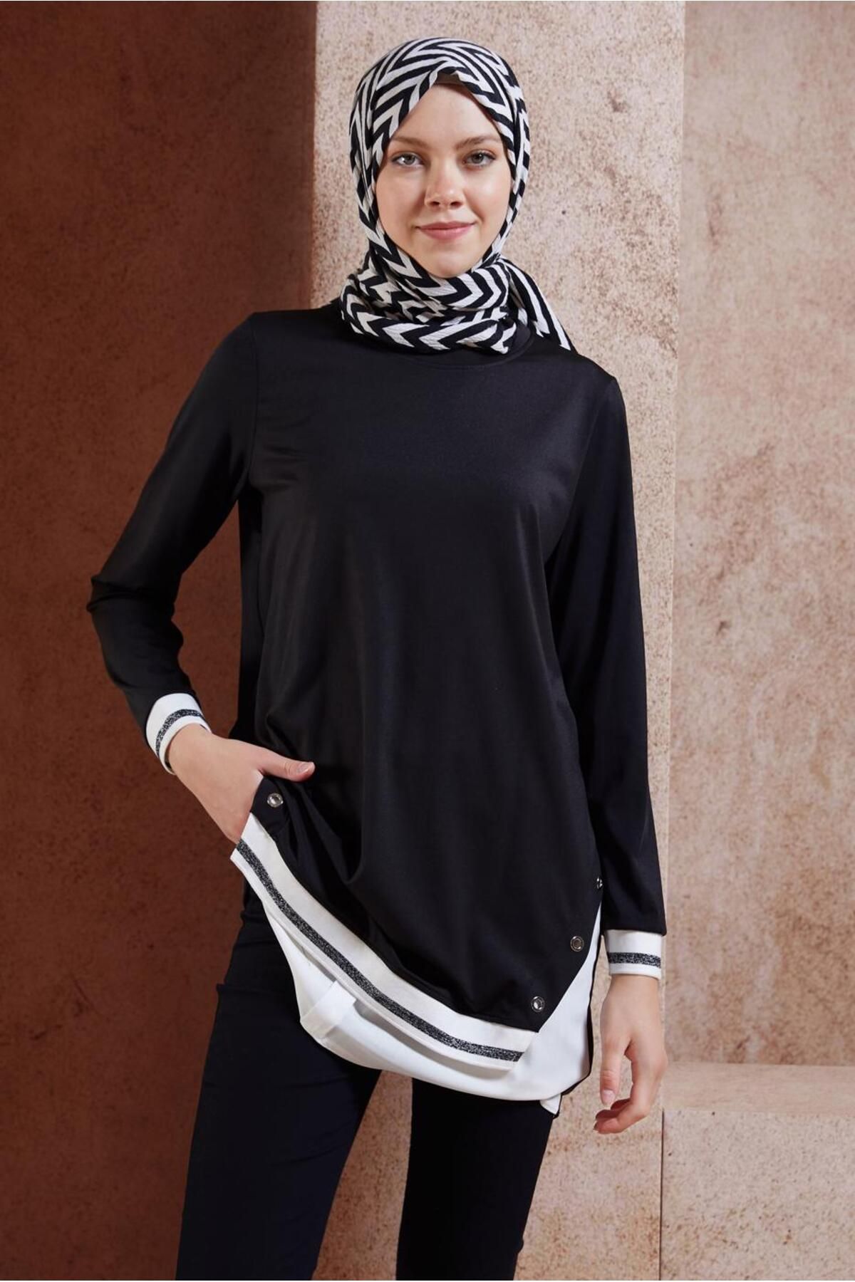 تونیک حجاب تزیین شده 44645 Alvina