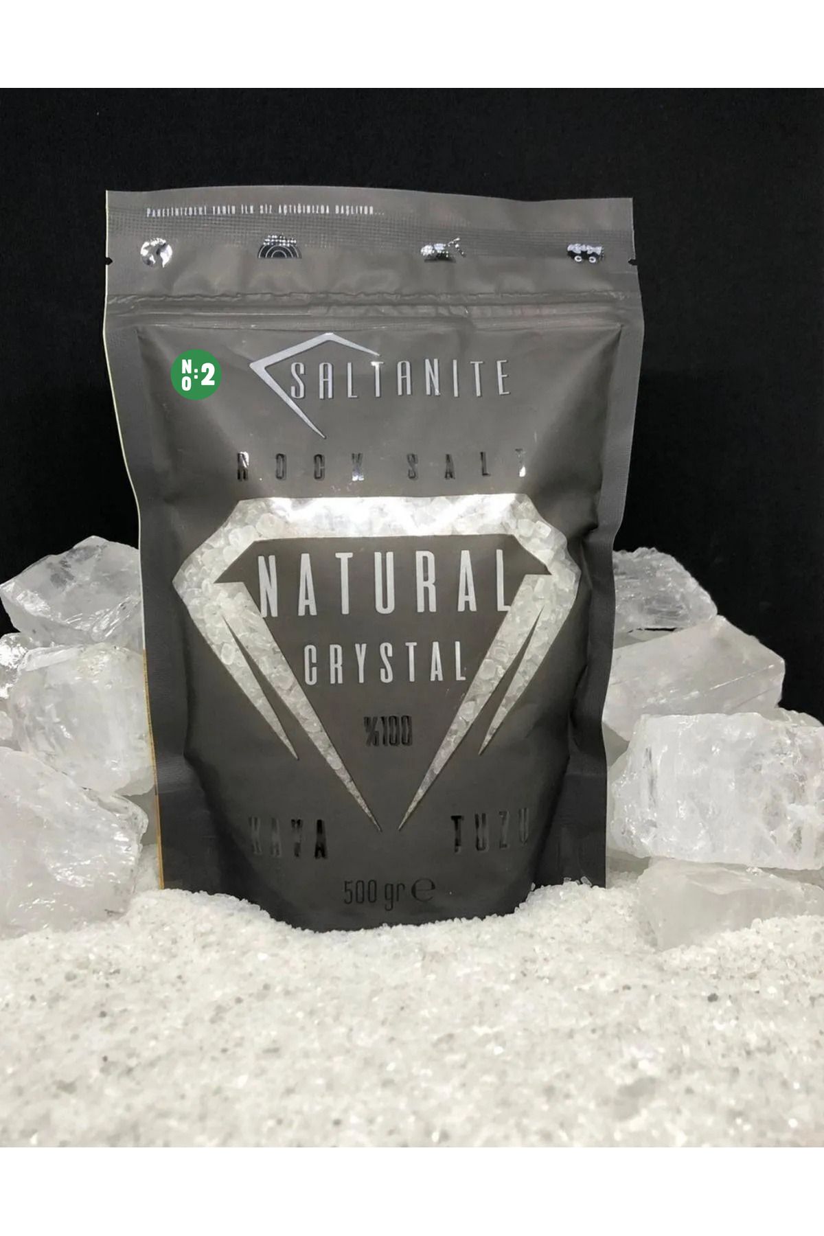 Kaya Tuzu Dünyası Saltanite Granül Kaya Tuzu 500 gr No:2 1-2 Mm