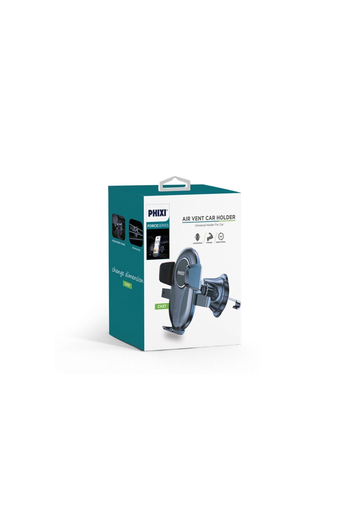 gizmurstore Force Ch37 Kavramalı 360° Kıskaçlı Araç Tutucu - GMS7946-8489