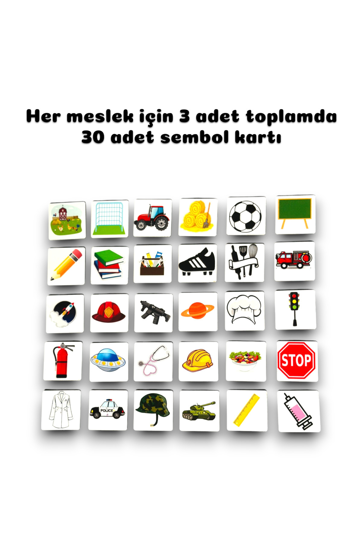 Bellacasa Meslekleri Ögreniyorum, İngilizce Meslek Kartlari, Montessori Egitici Oyuncak, Meslek Kartlari, fotoğrafı 4 (önizleme)