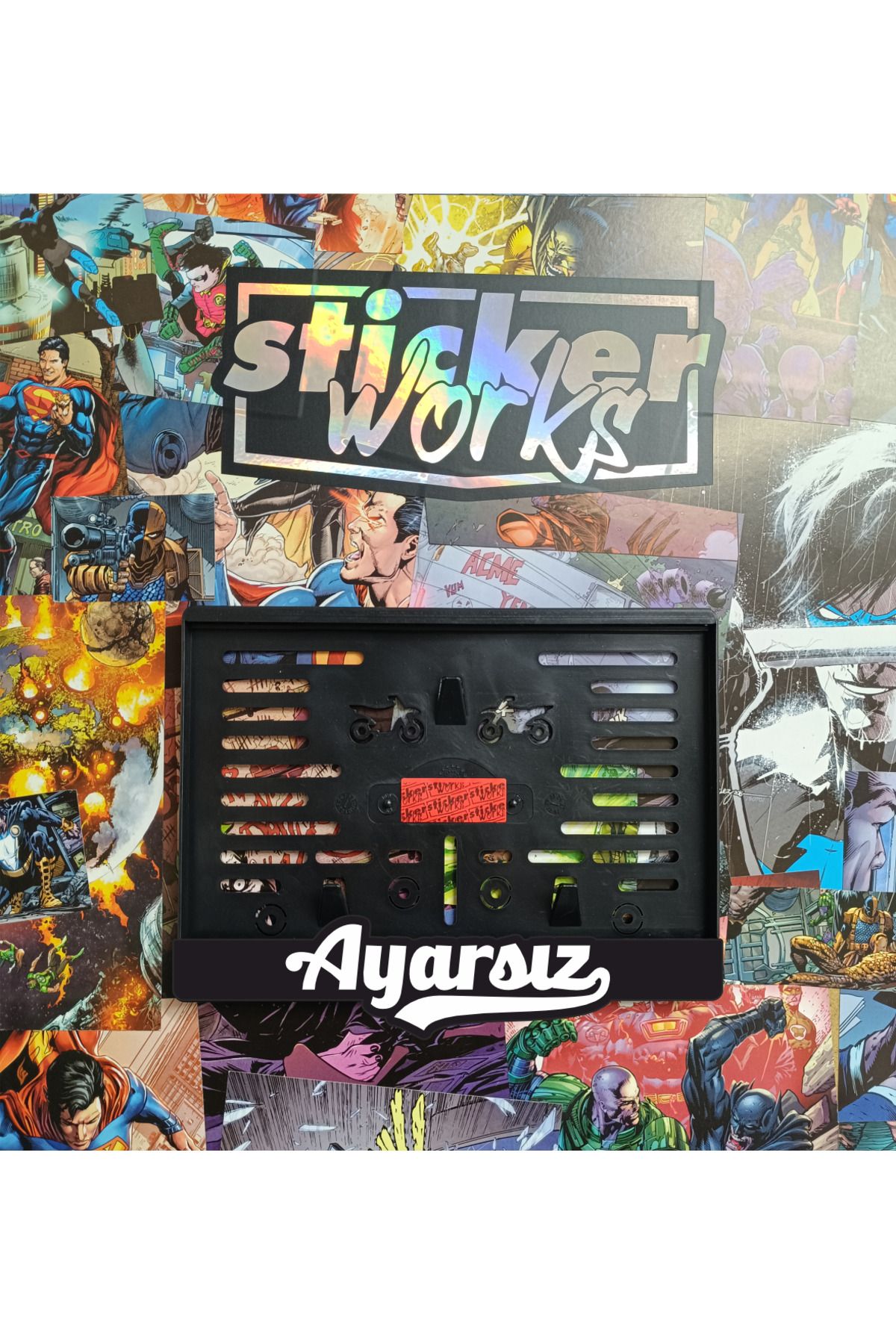 Sticker Works Ayarsız Motor Plakalık