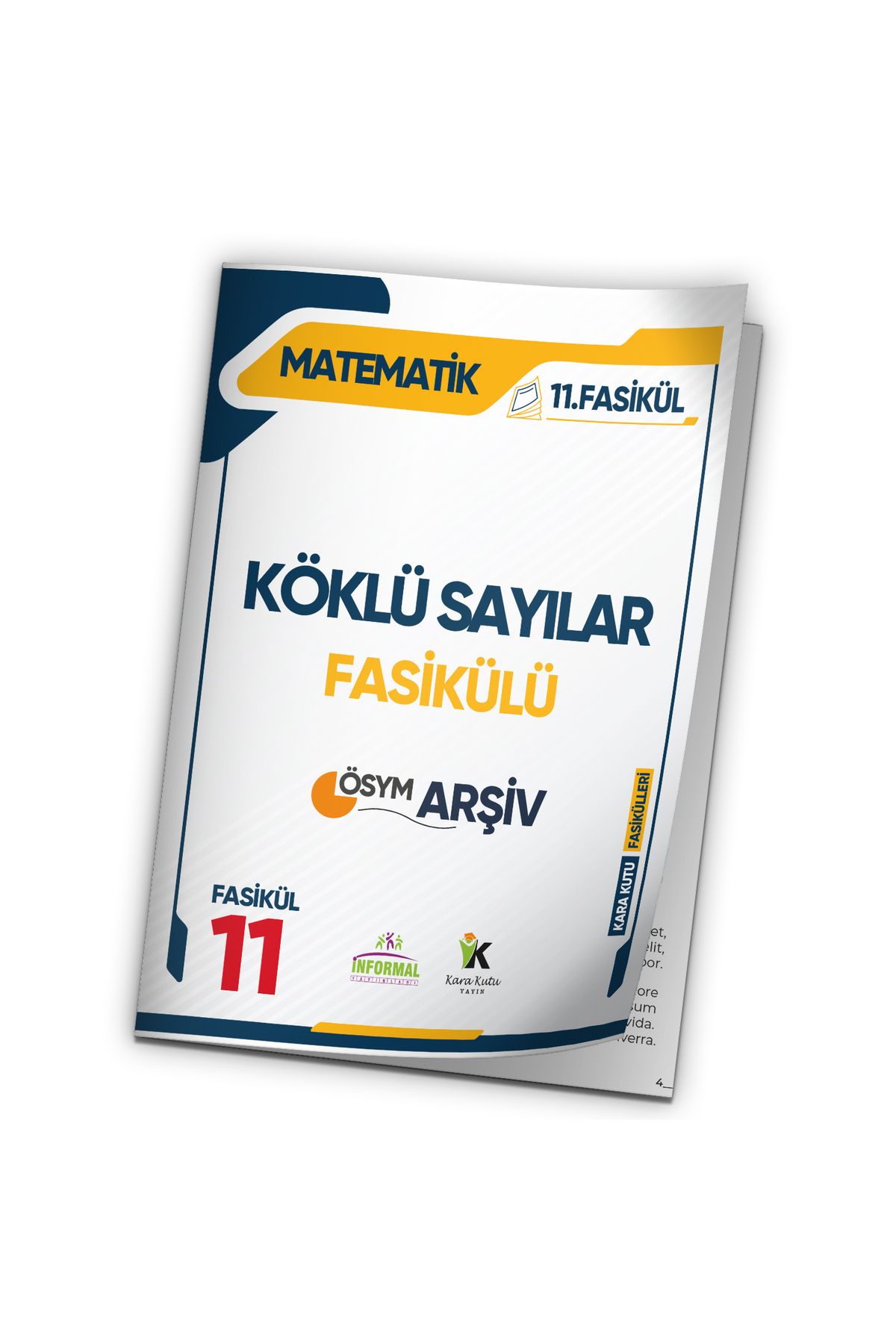 Karakutu Yayınları 2025 KPSS Matematik Kara Kutu Köklü Sayılar 11.Fasikül ÖSYM Çıkmış Soru Bankası Modüler Set Çözümlü