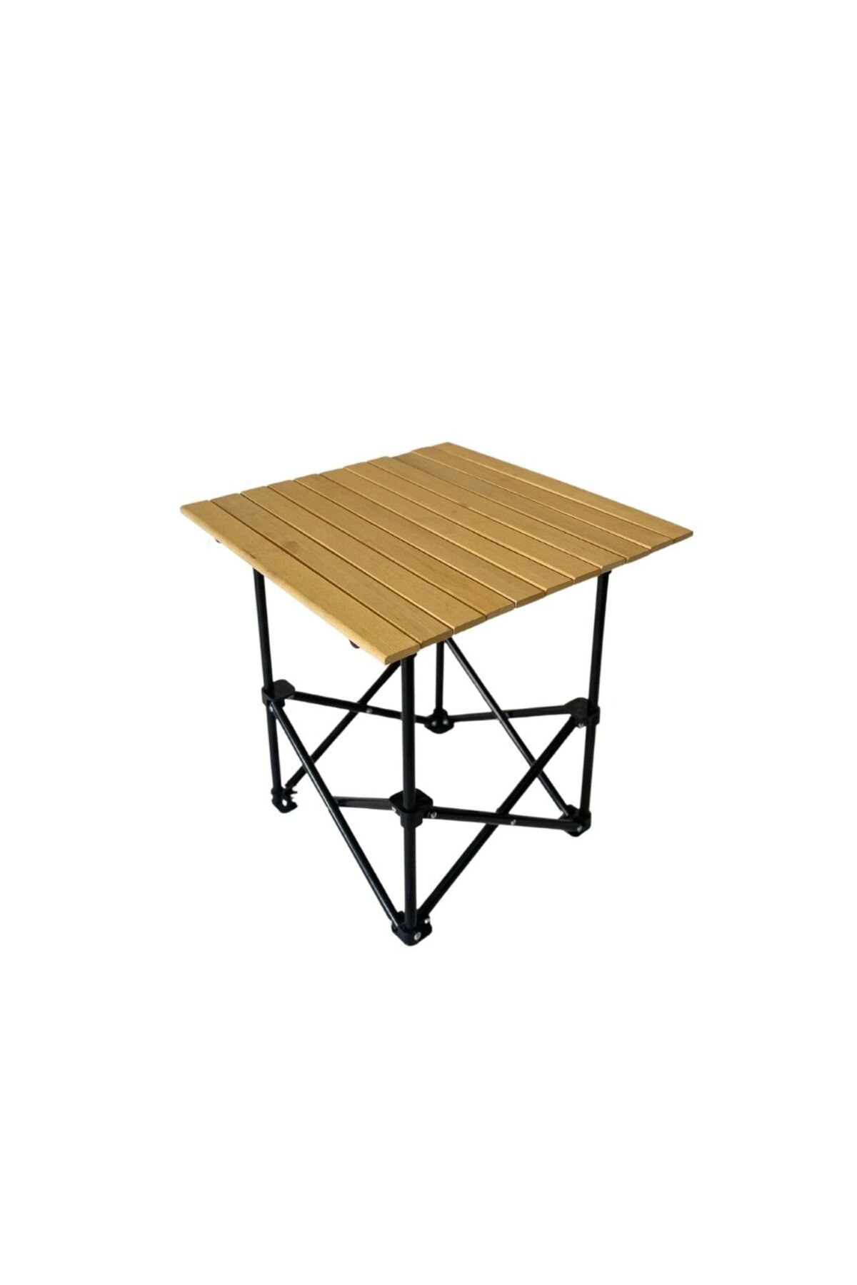 DOĞA KAMP MALZEMELERİ AHŞAP KAMP MASASI 50x50