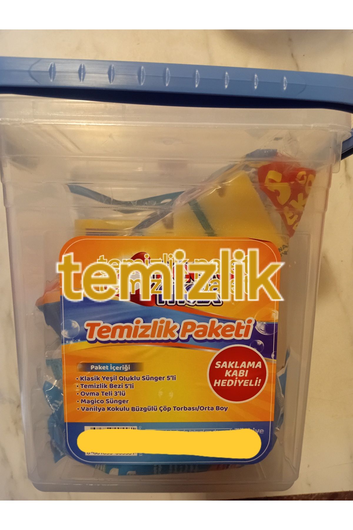 StadyumStore Temizlik paketi saklama kabı