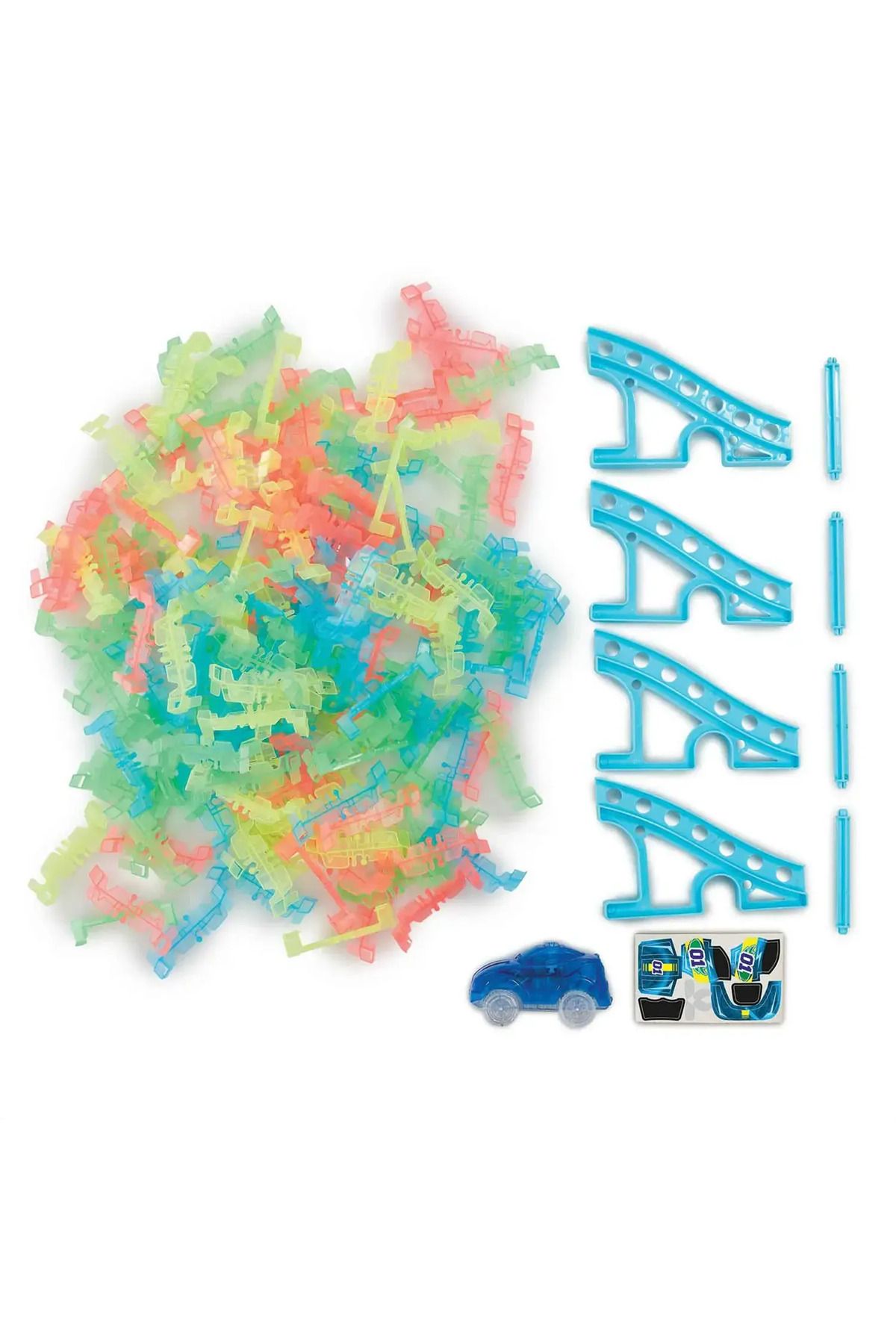 Addo-Totally Tracks Glow Starter Race Track 160 Pieces Battery Operated | Glowing Racing Track 3