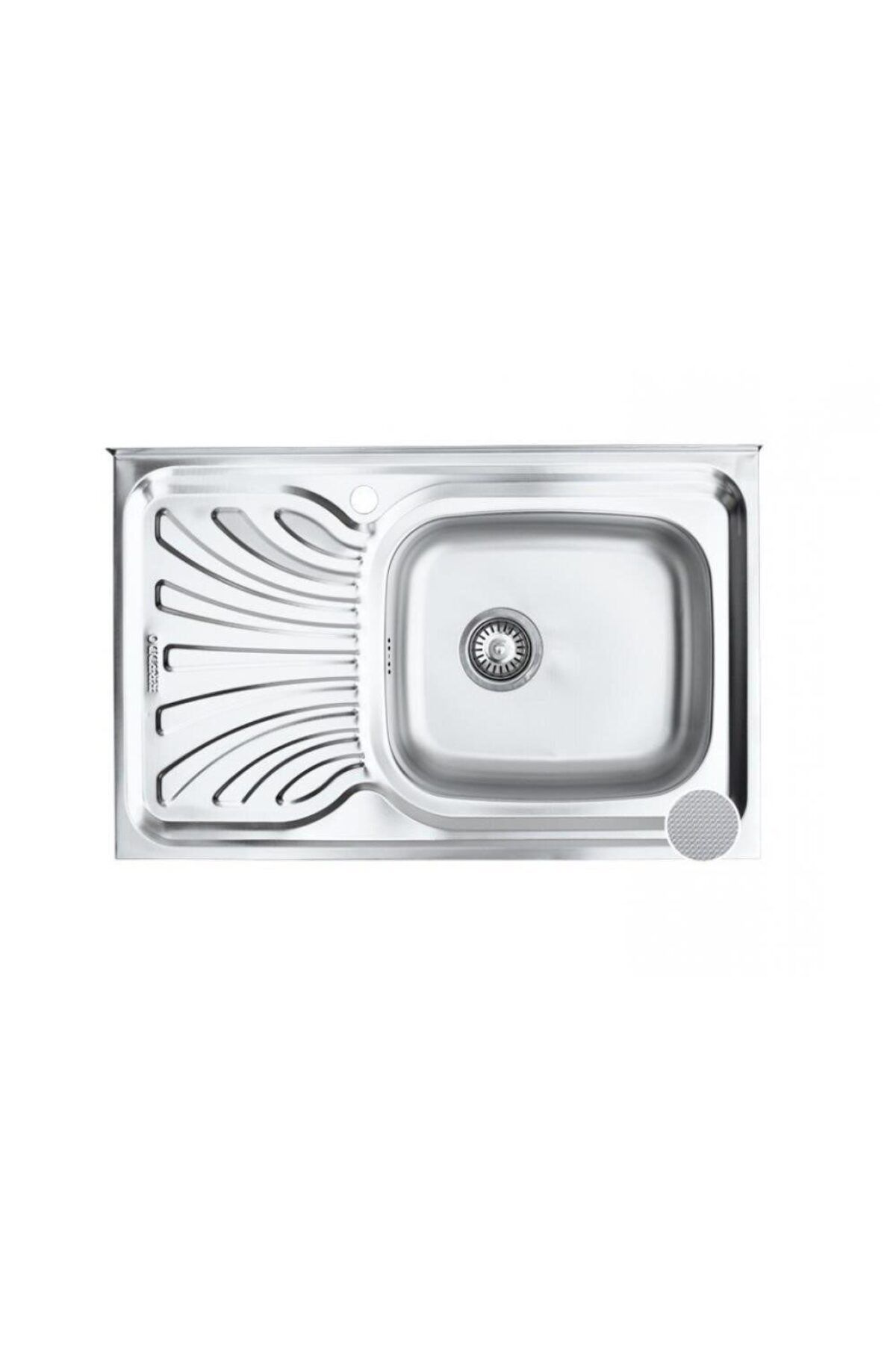 Freddo Chiuveta Freddo Sn9001d, Pentru Masca, Cuva Dreapta, Anticalcar, 80x50cm, Inox - One Size